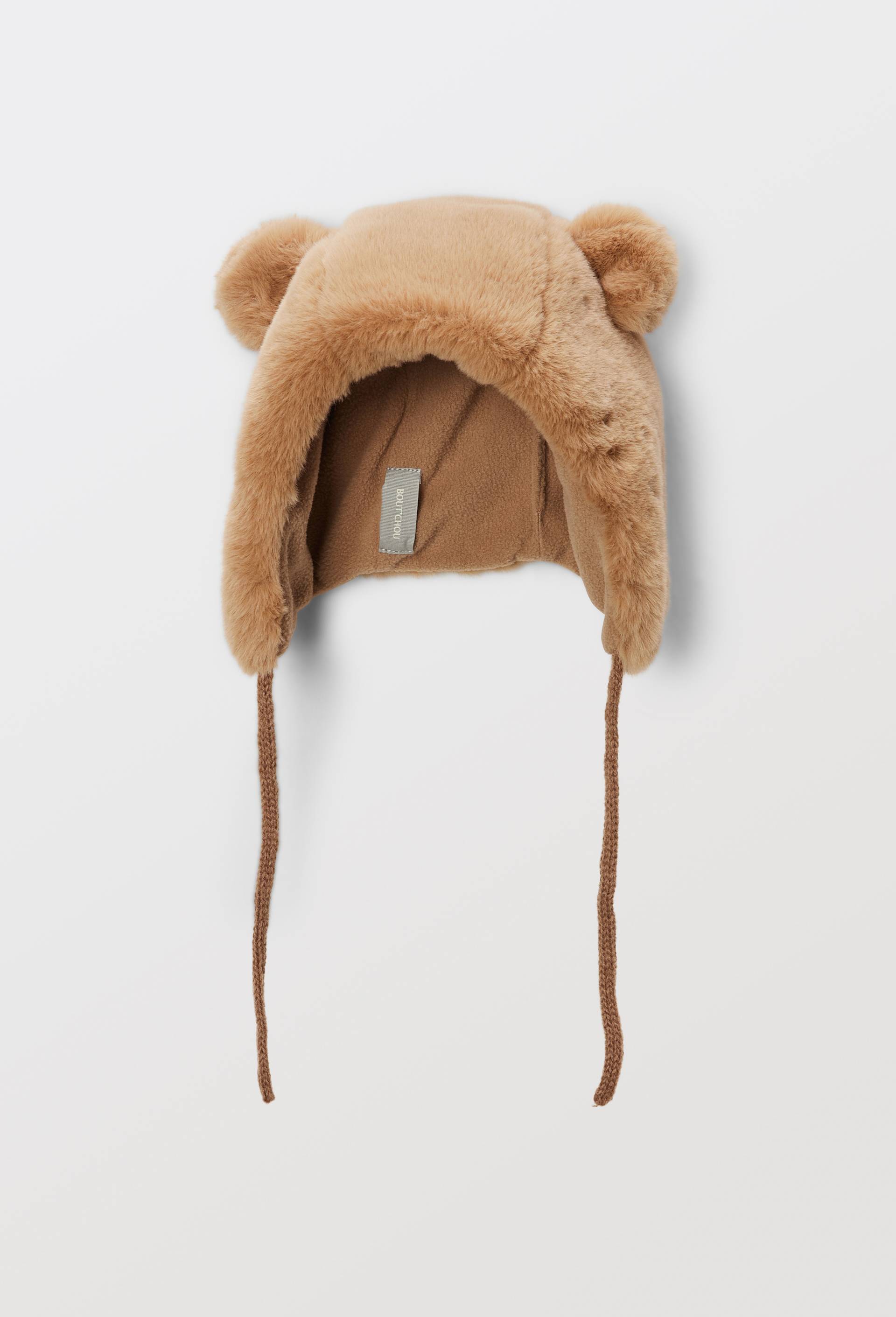 Bonnet en sherpa, Brun clair, large image number 0.0
