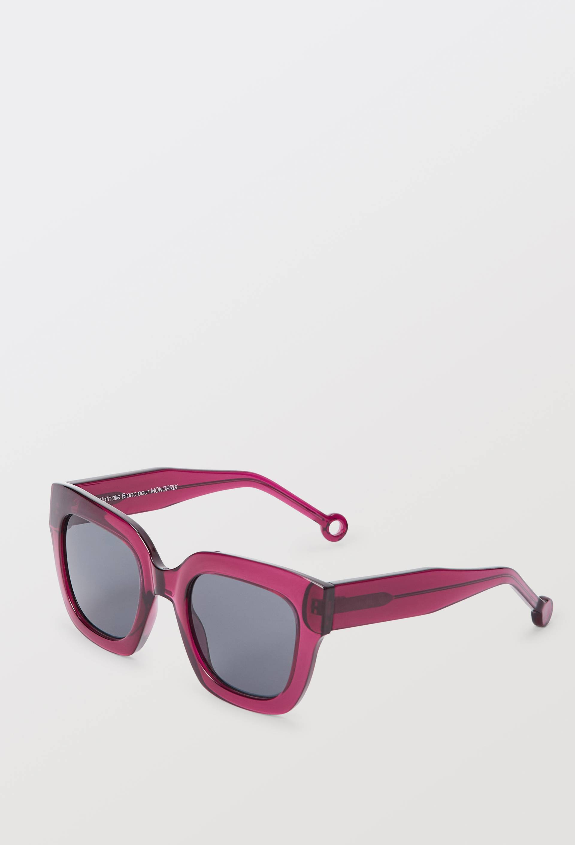 Lunette de soleil NATHALIE BLANC x MONOPRIX, Violet, large image number 0