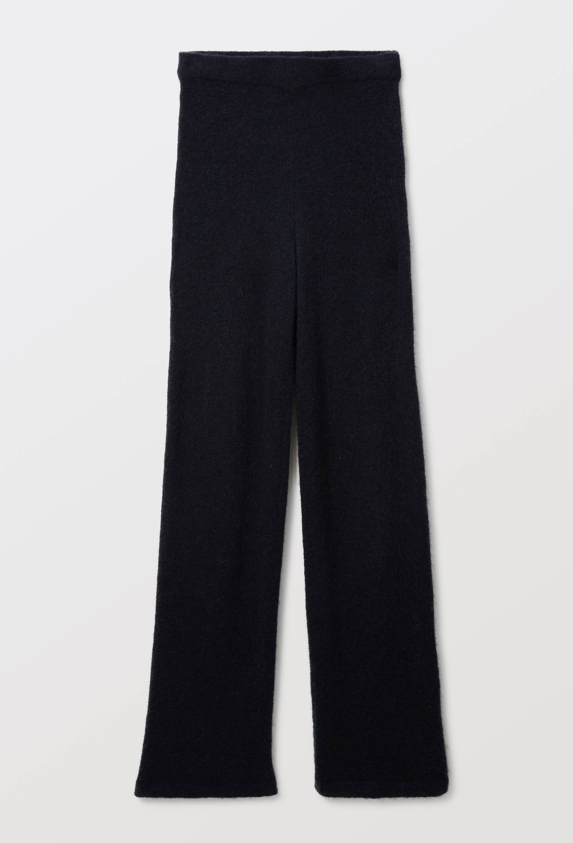 Pantalon uni contenant de l'alpaga, Bleu fonc&eacute;, large image number 2