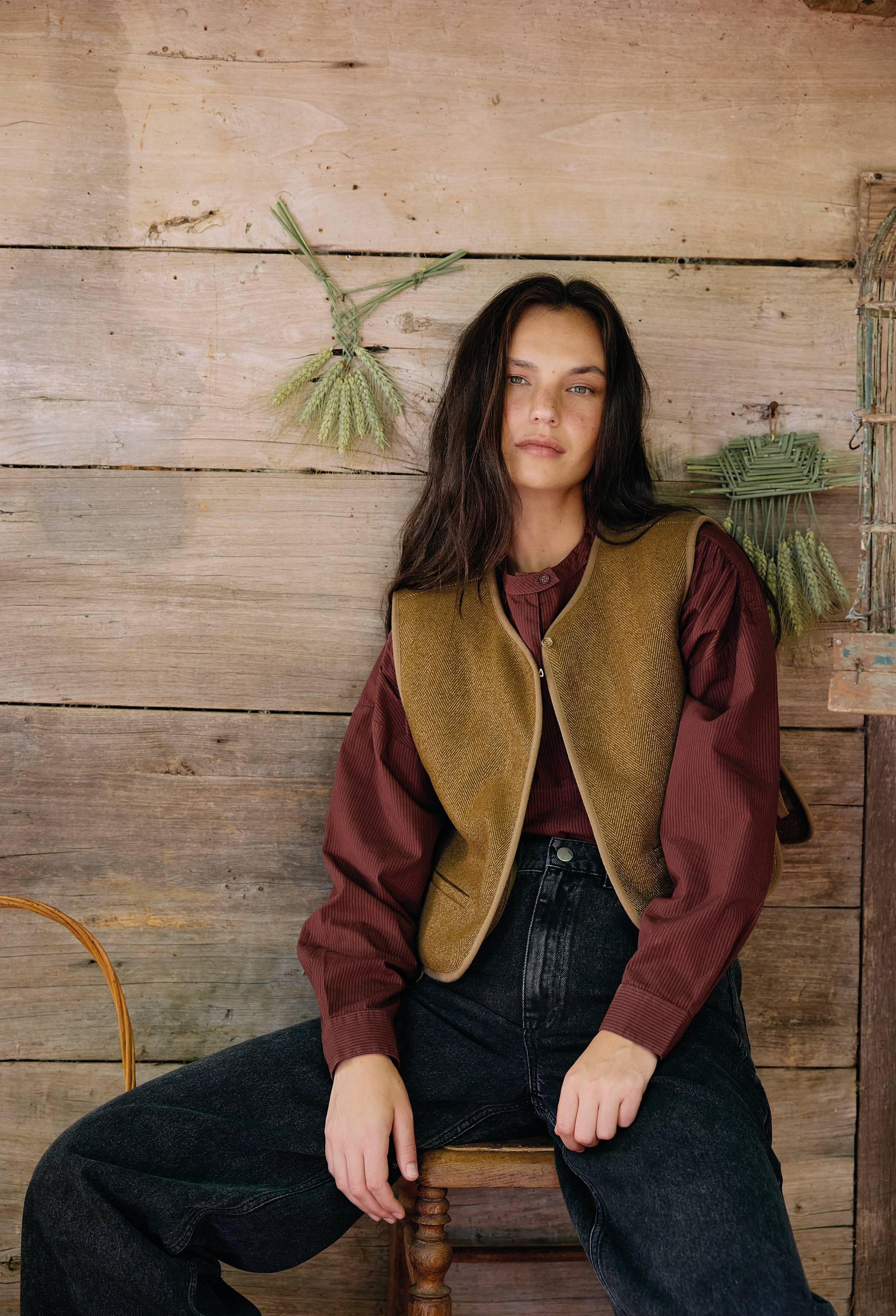 Gilet sans manches chevron - MONOPRIX - Modalova