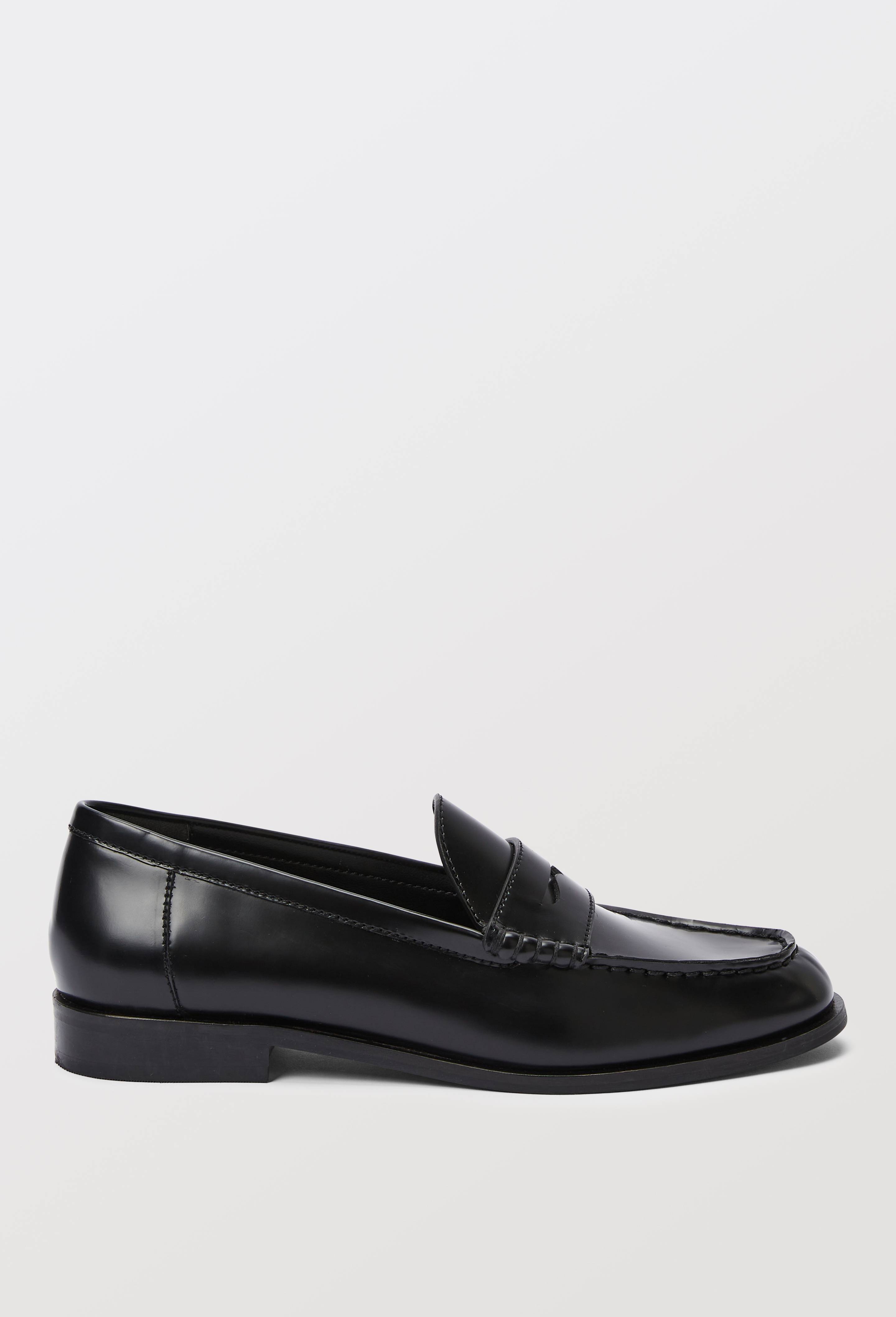 Mocassins en cuir, Noir, large image number 0