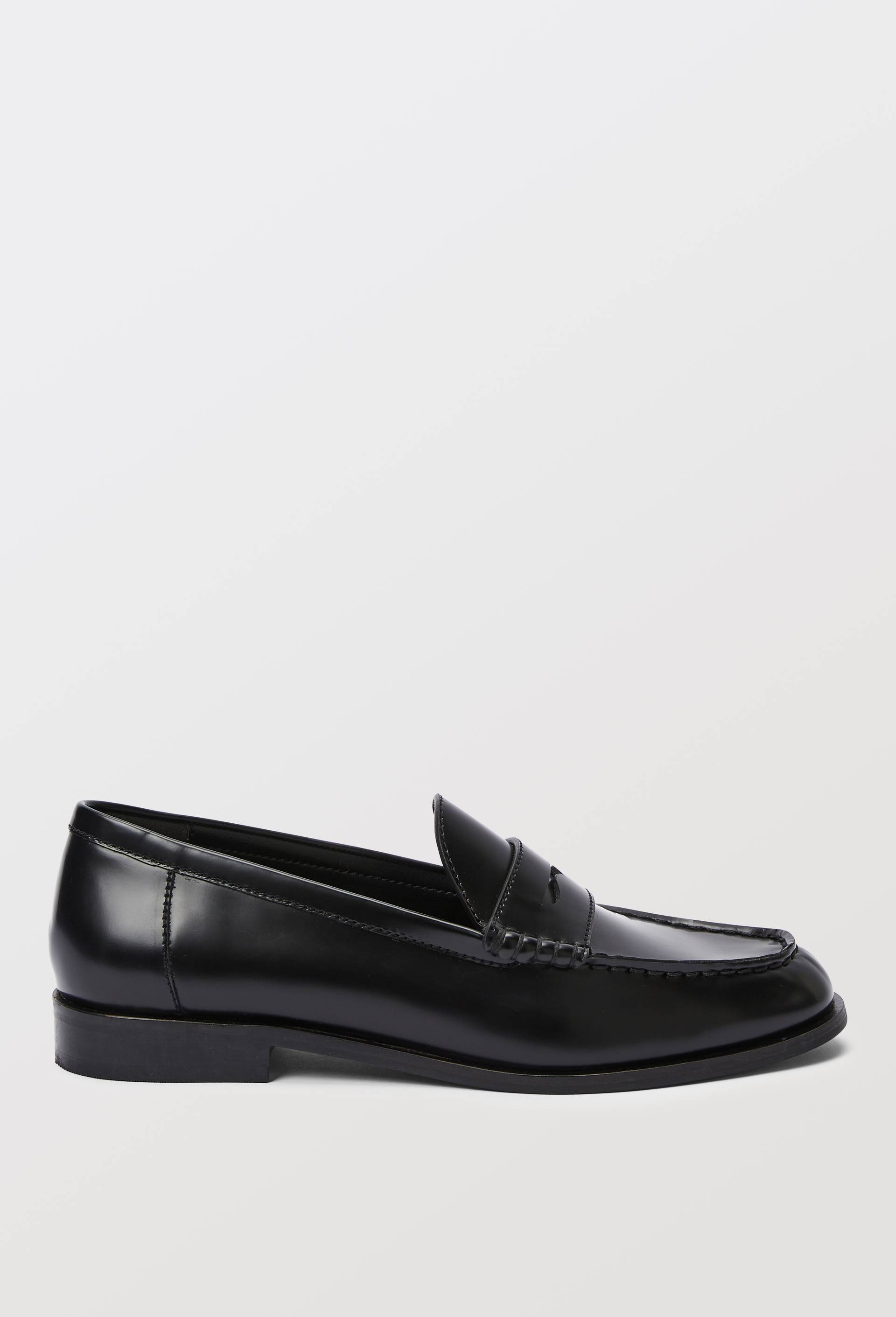 Mocassins en cuir, Noir, large image number 3.0