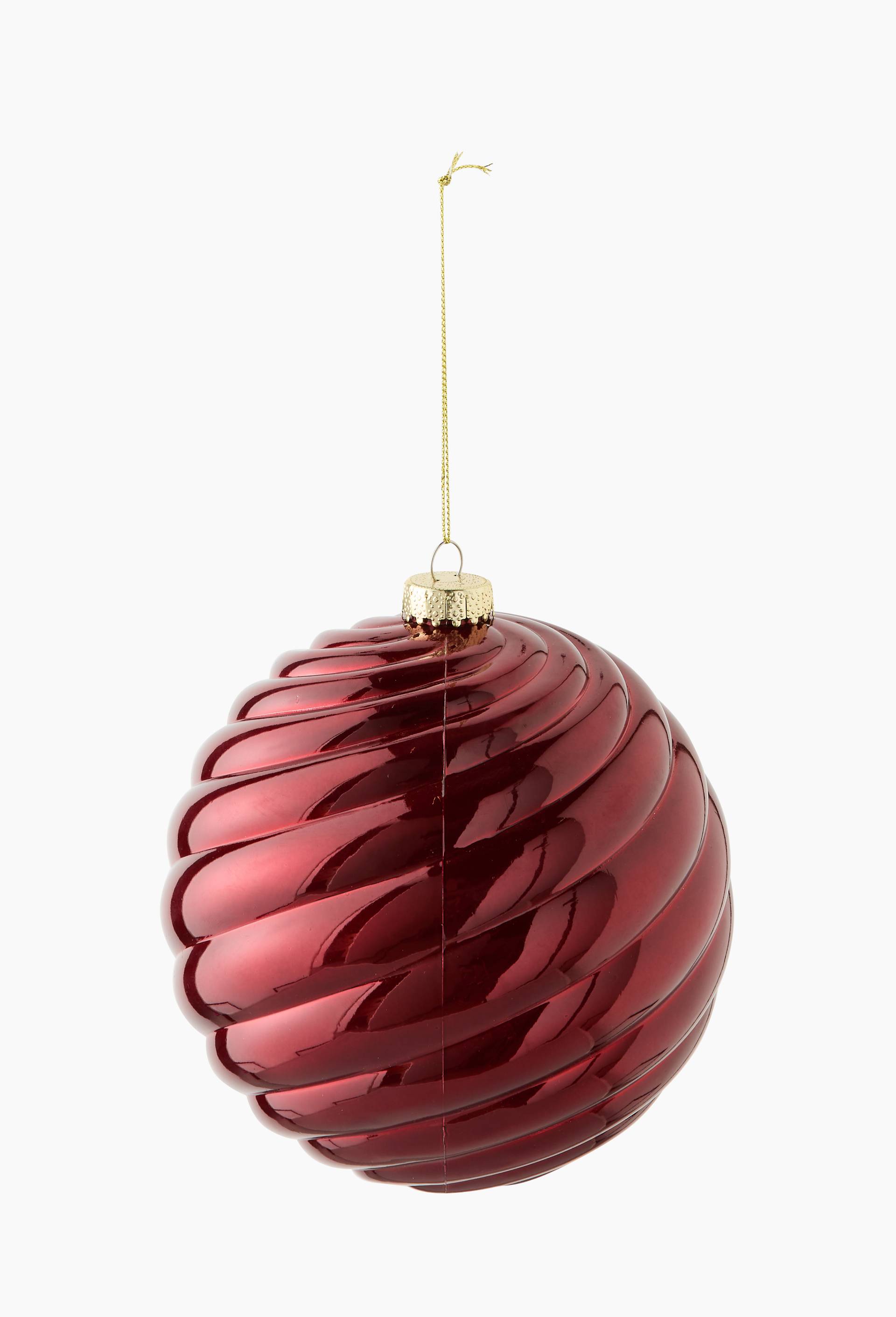 Maxi boule, 15cm, en plastique, Rouge fonc&eacute;, large image number 1