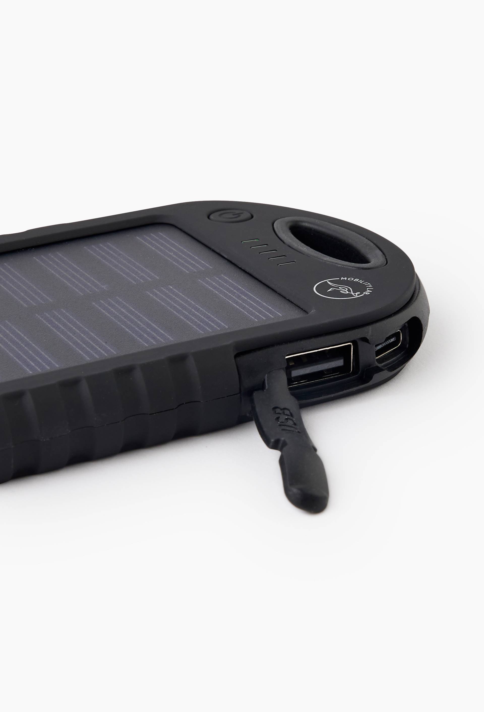 BATTERIE EXTERNE 5 000MAH 10W SOLAIRE, Noir, large image number 1.0