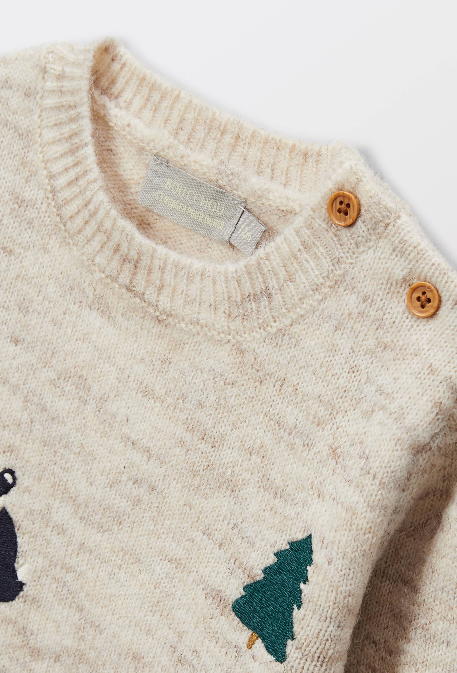 Pull fantaisie, Beige, large image number 2