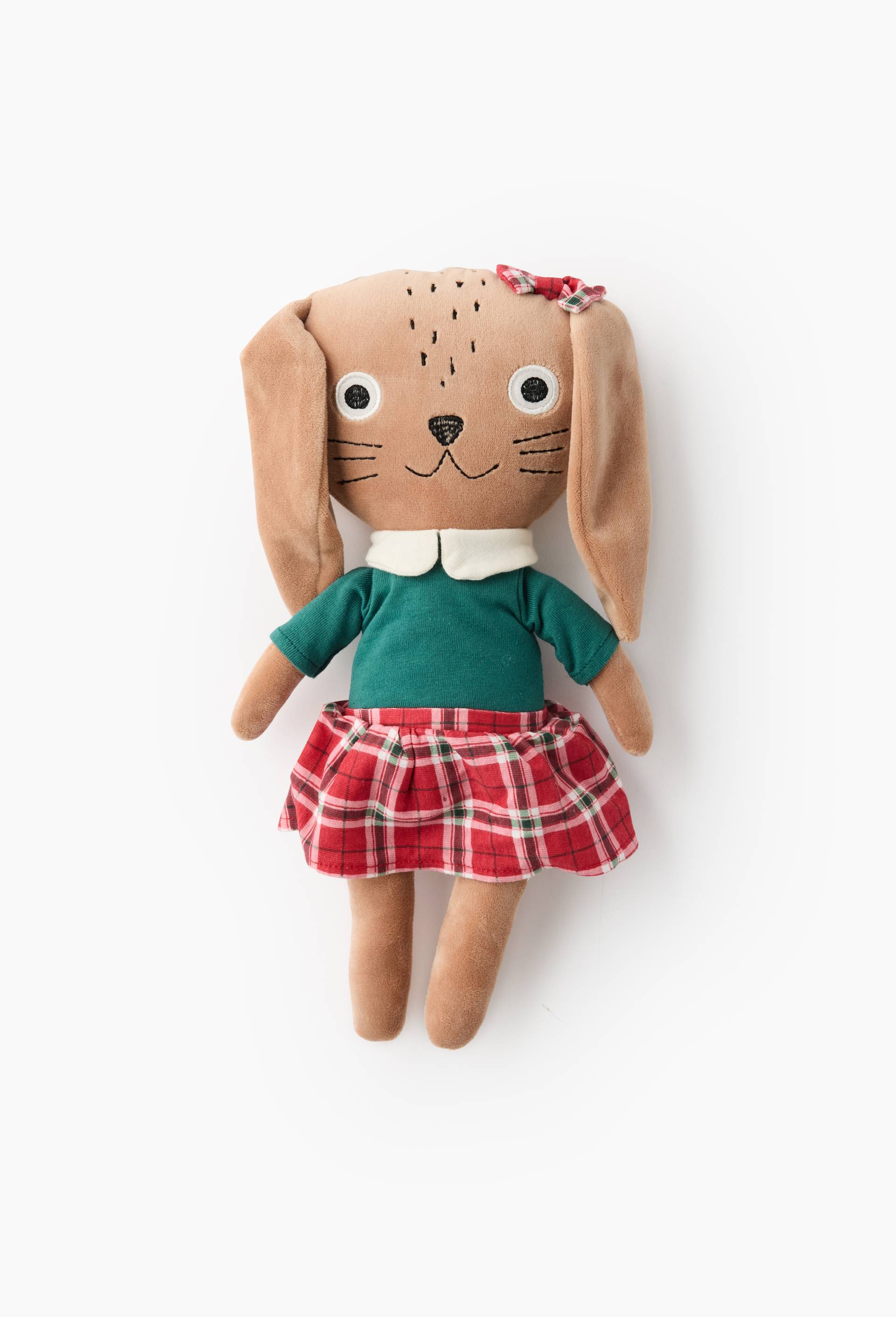 Doudou solidaire lapin fille, , large image number 0.0