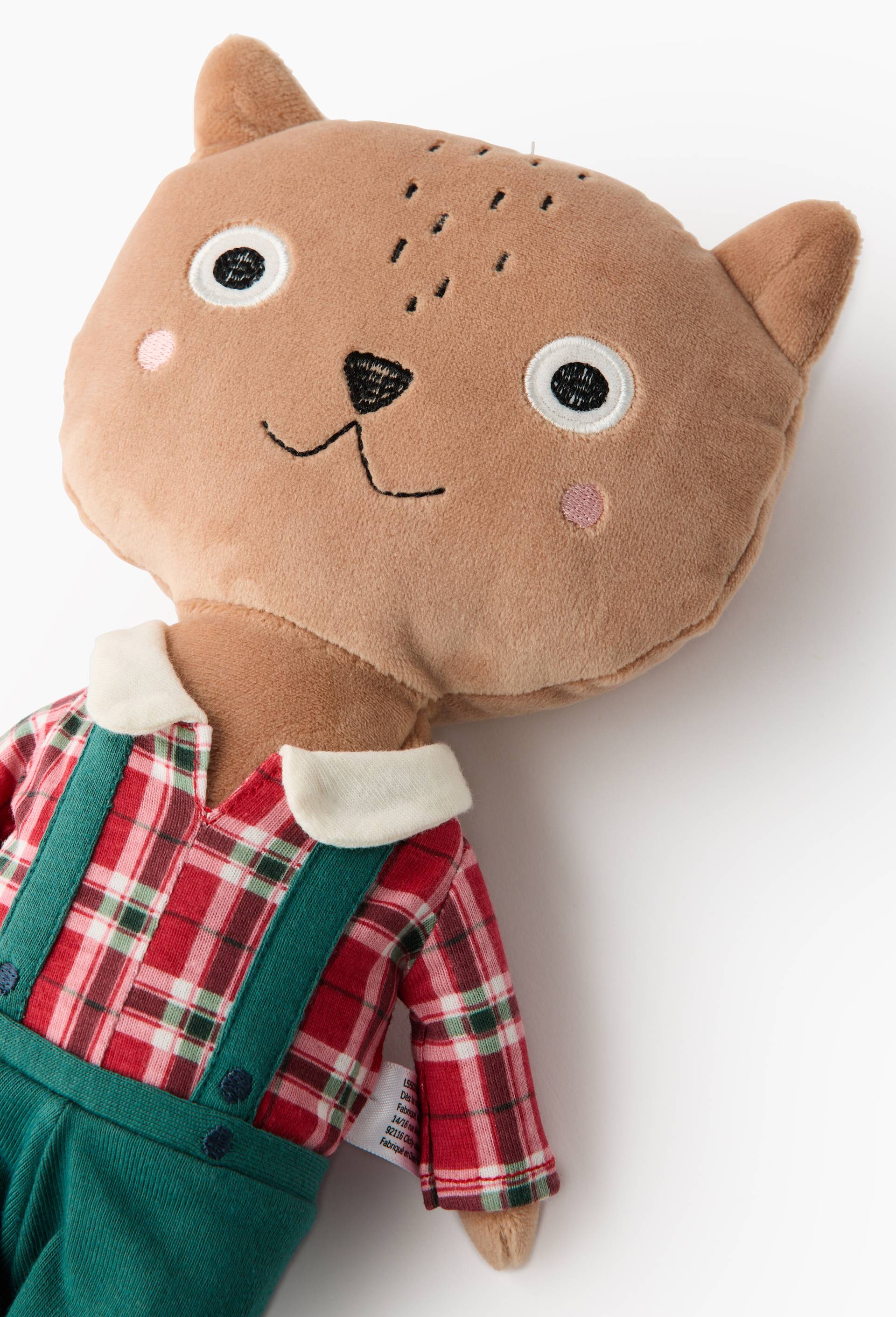 Doudou solidaire lapin ou chat, , large image number 1.0