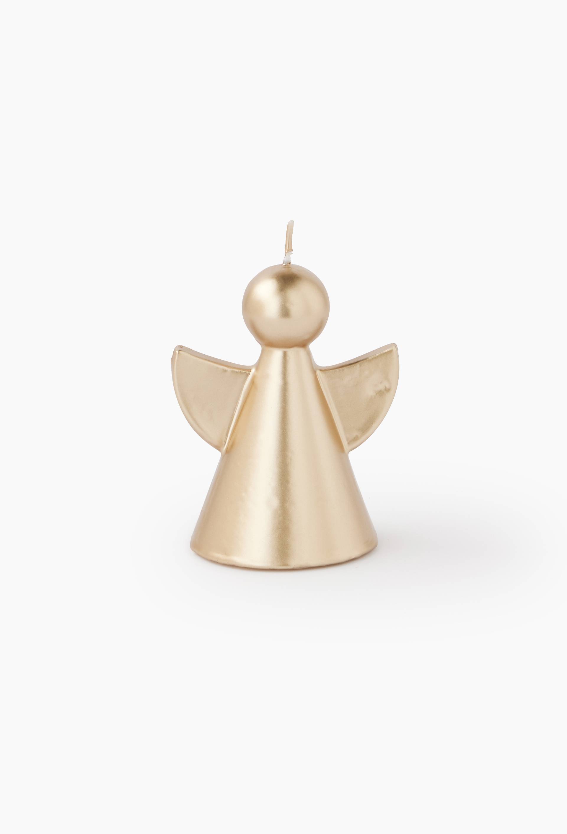 Bougie ange moderne PM, 9,9*8,2*11.5cm, en cire, Or, large image number 0.0