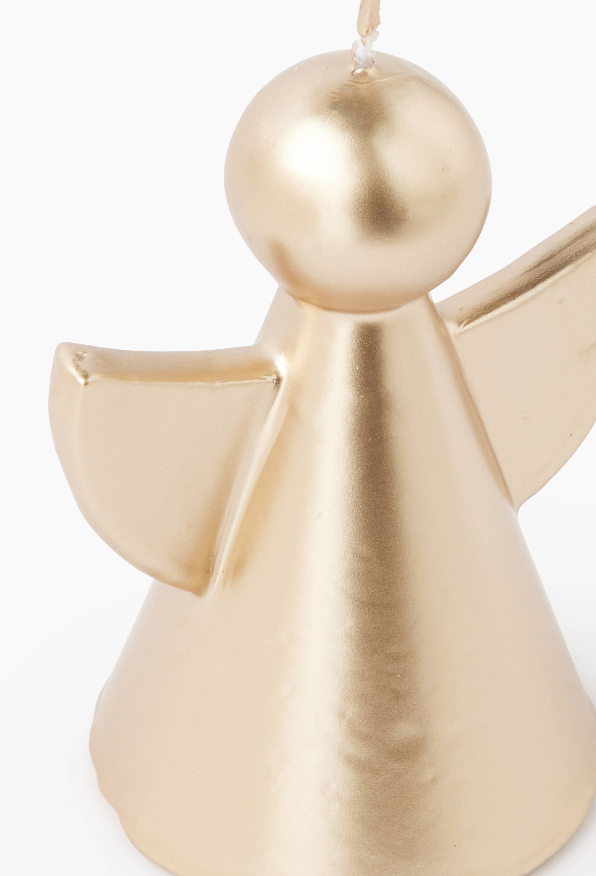 Bougie ange moderne PM, 9,9*8,2*11.5cm, en cire, Or, large image number 1