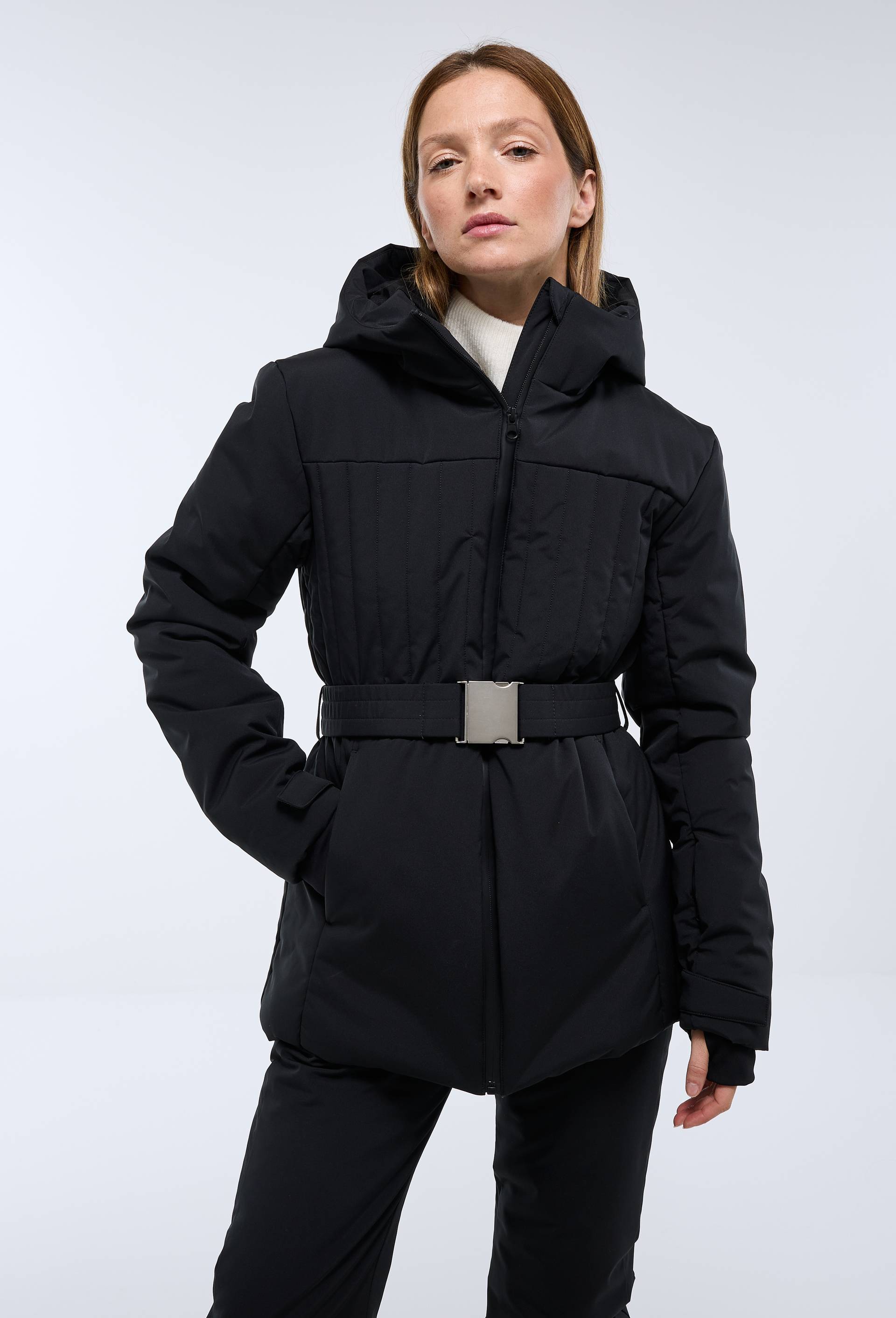 Veste de ski technique, Noir, large image number 0