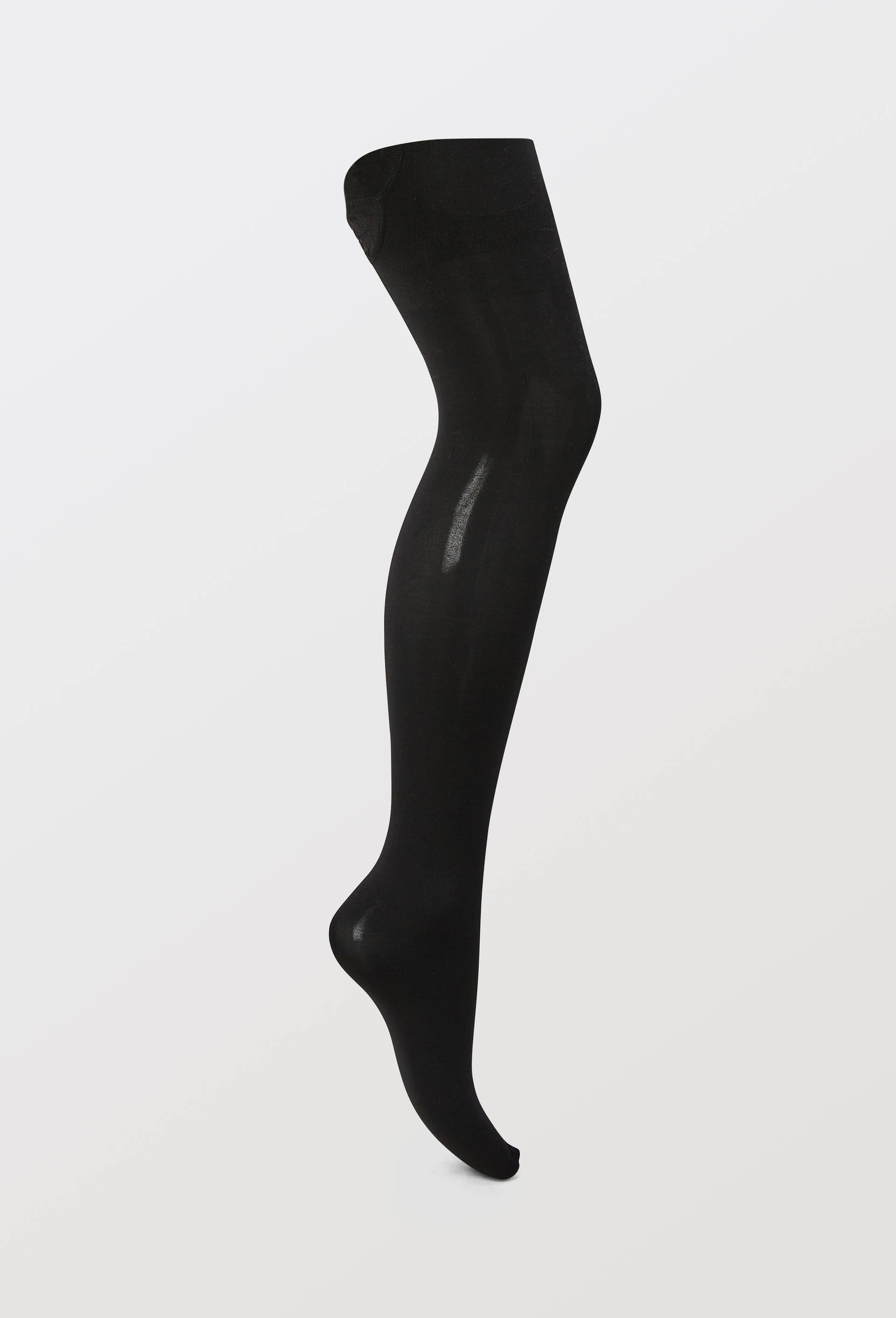 Collant semi opaque taille basse MUST, Noir, large image number 0