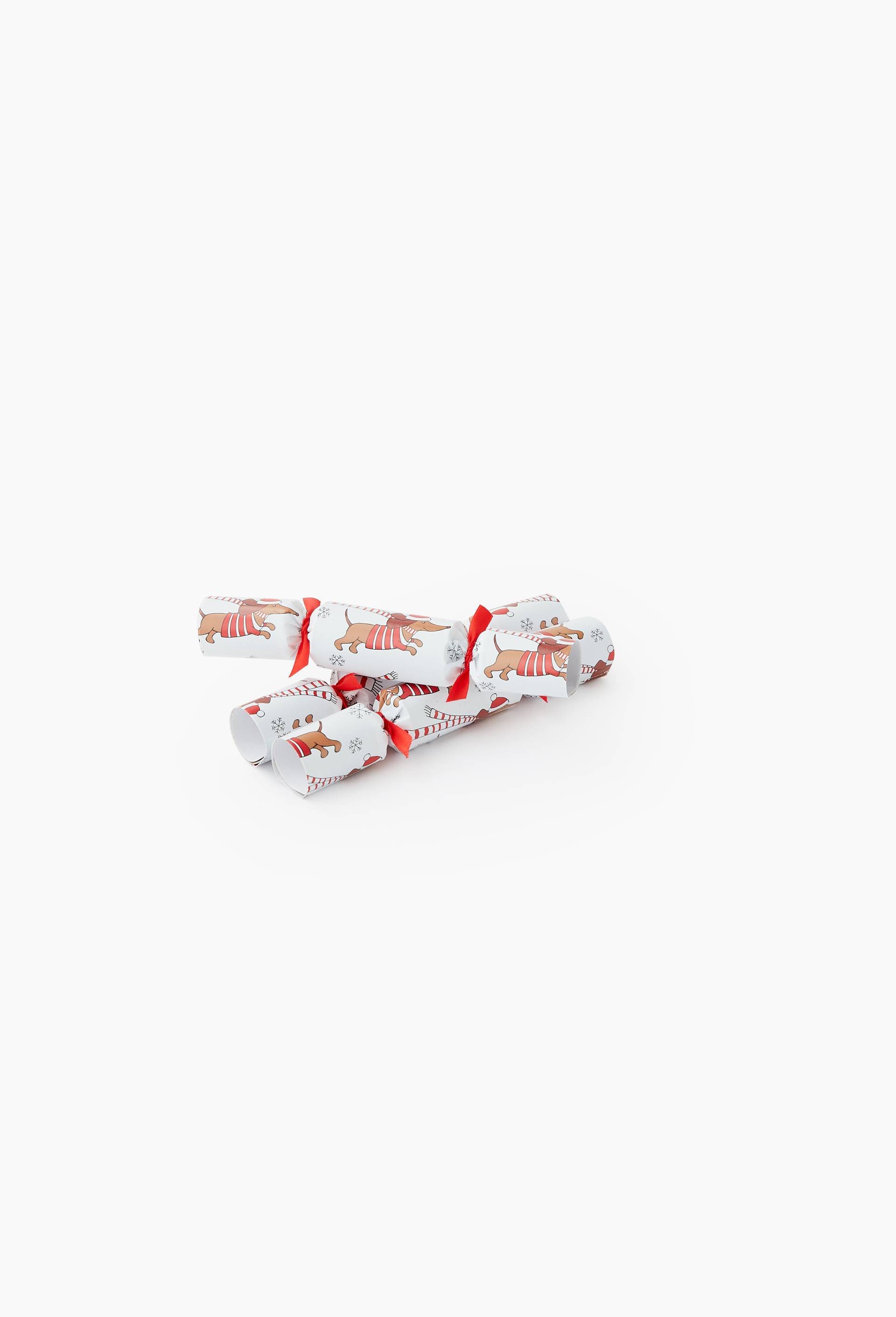 Lot de 8 petits crackers, 8x15cm, en carton, Brun, large image number 1.0