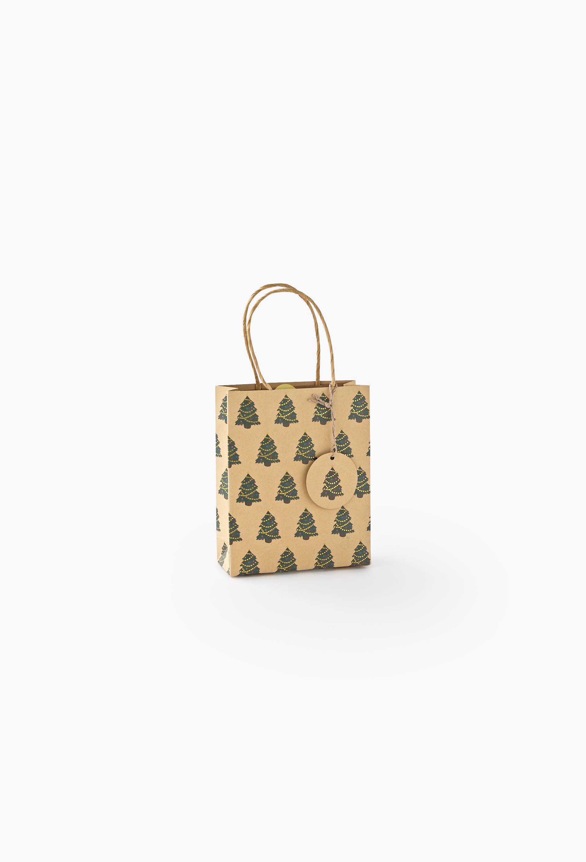 Sac cadeau, taille S, Ecru, large image number 0