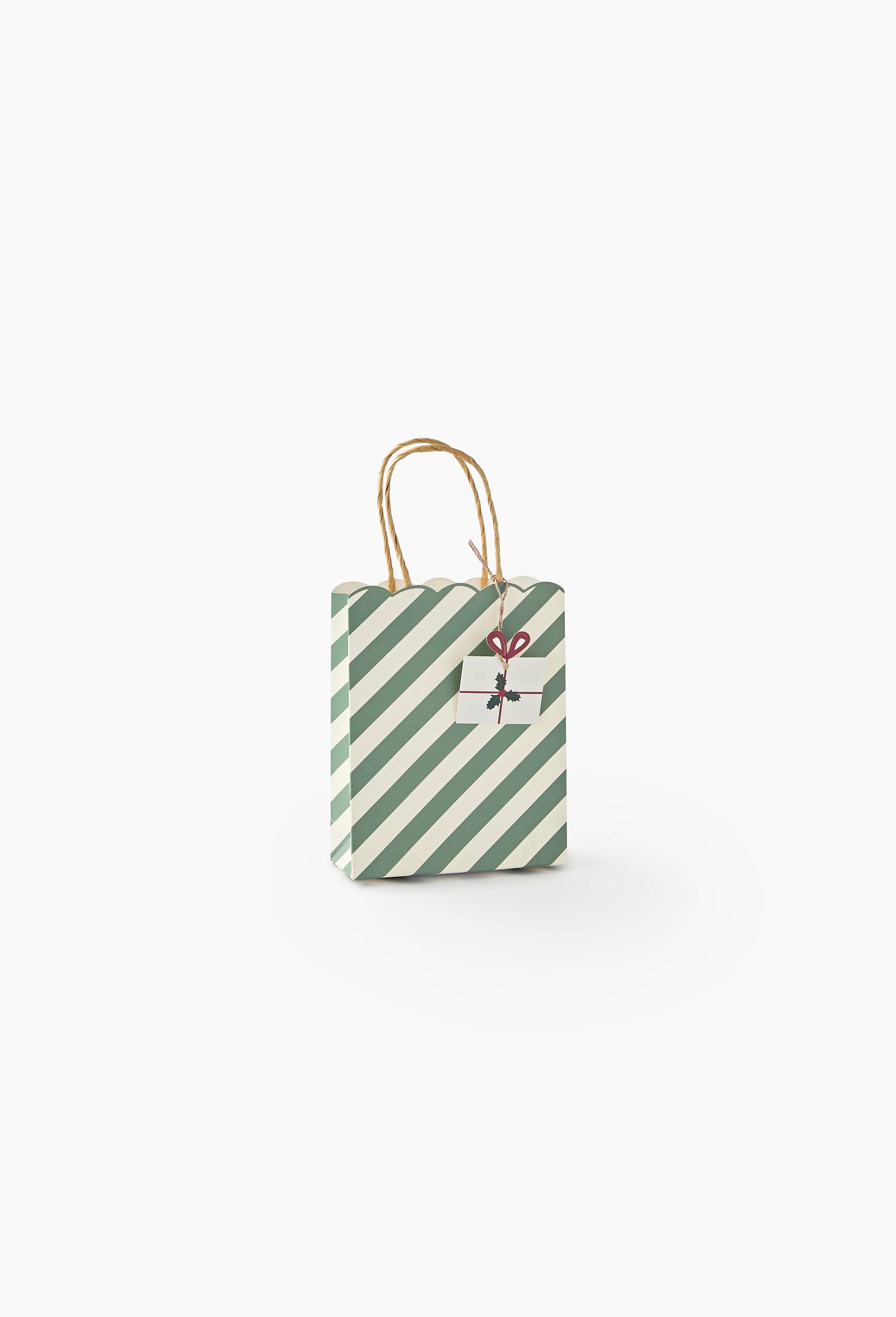 Sac cadeau, Vert fonc&eacute;, large image number 0