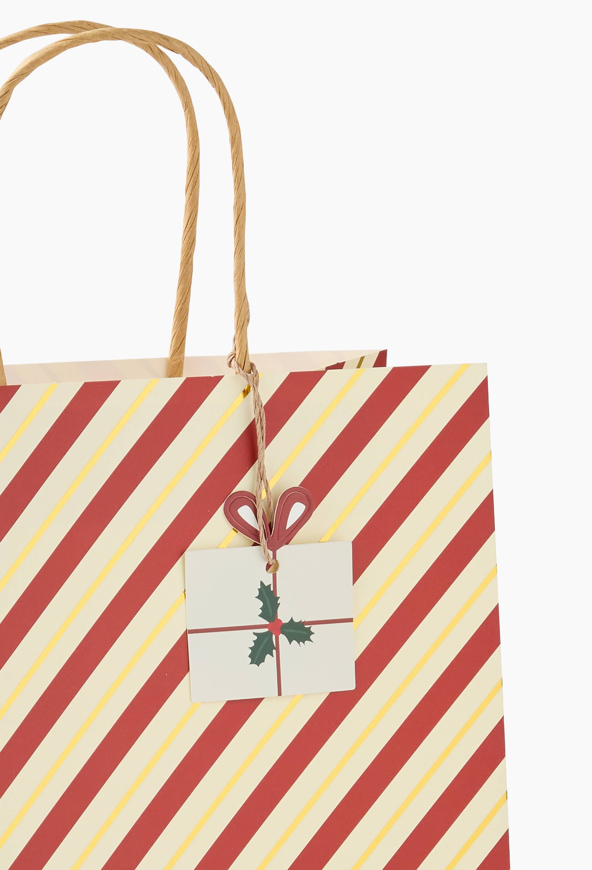 Sac cadeau, taille M, Rouge, large image number 1