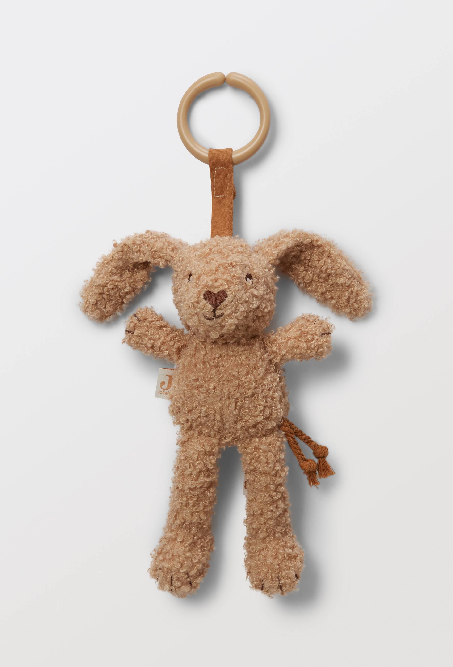 Peluche d'activit&eacute; en forme de lapin, Brun clair, large image number 0