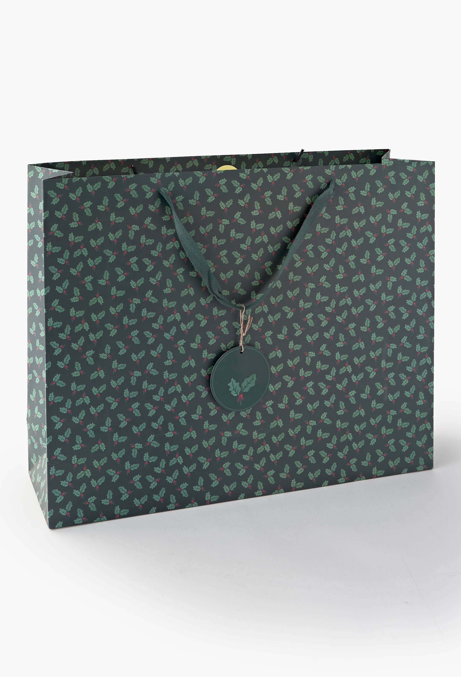 Sac cadeau, Vert fonc&eacute;, large image number 0