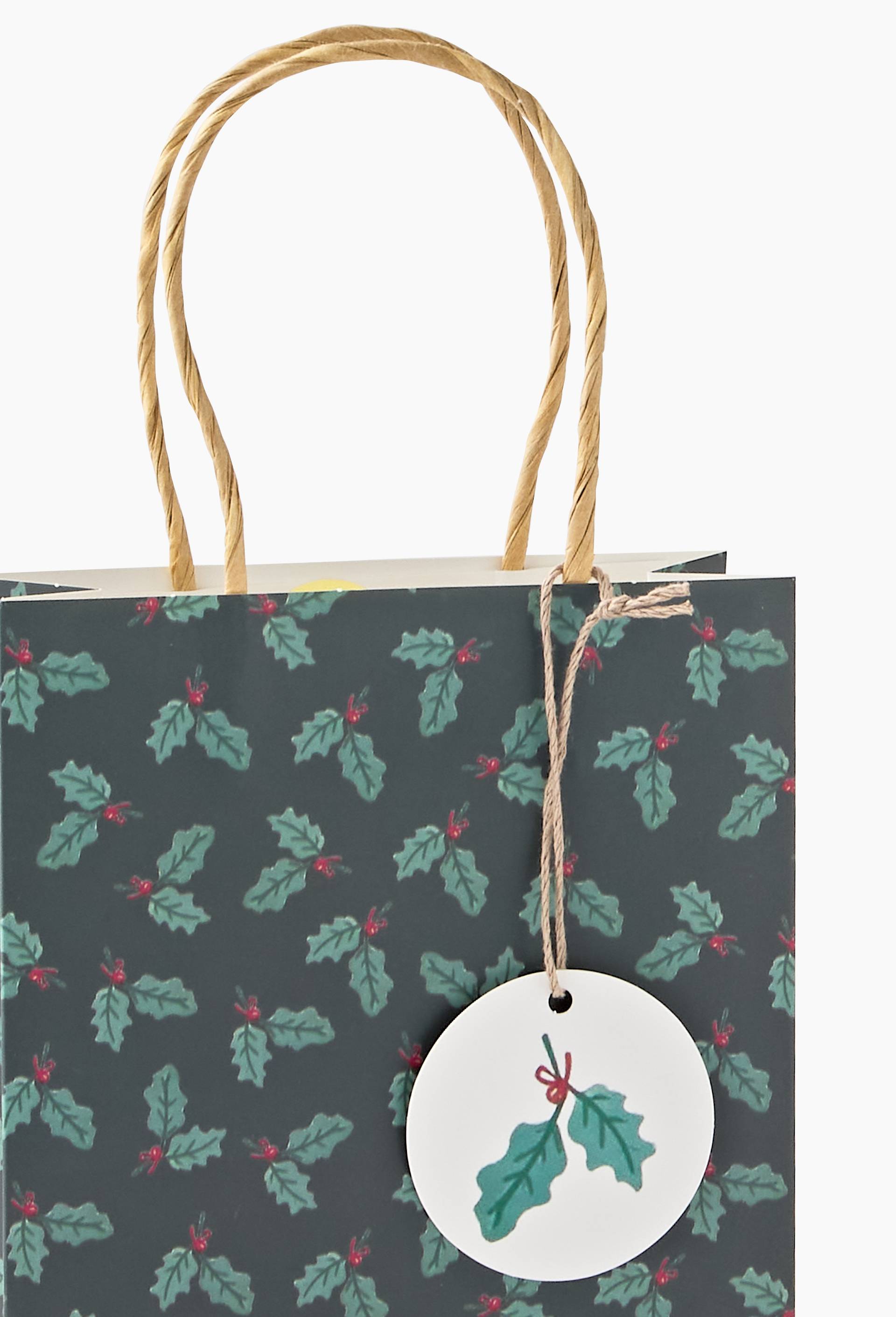 Sac cadeau, taille S, Vert, large image number 1