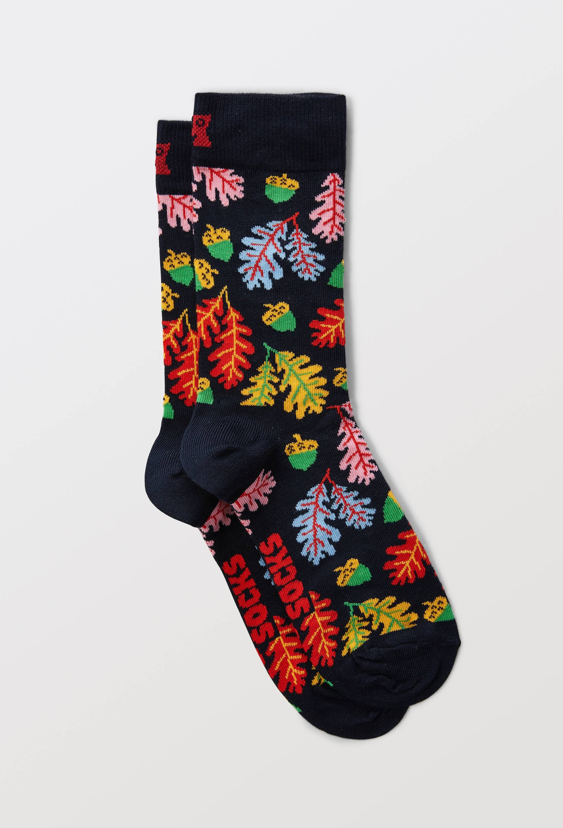 Paire de chaussettes en coton fantaisie Happy Socks, Bleu fonc&eacute;, large image number 0