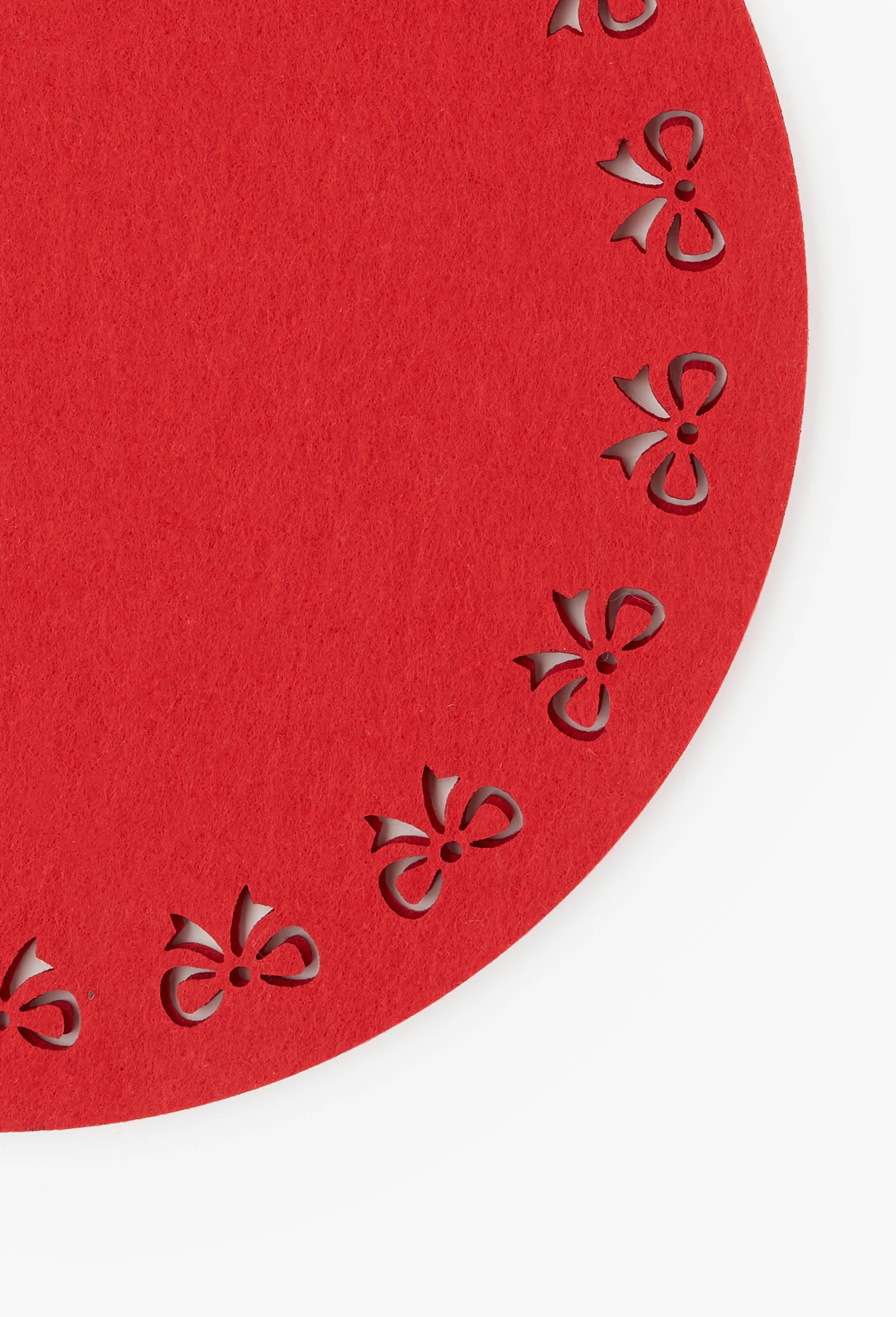 Lot de 2 sets de table en feutrine, Rouge, large image number 1.0