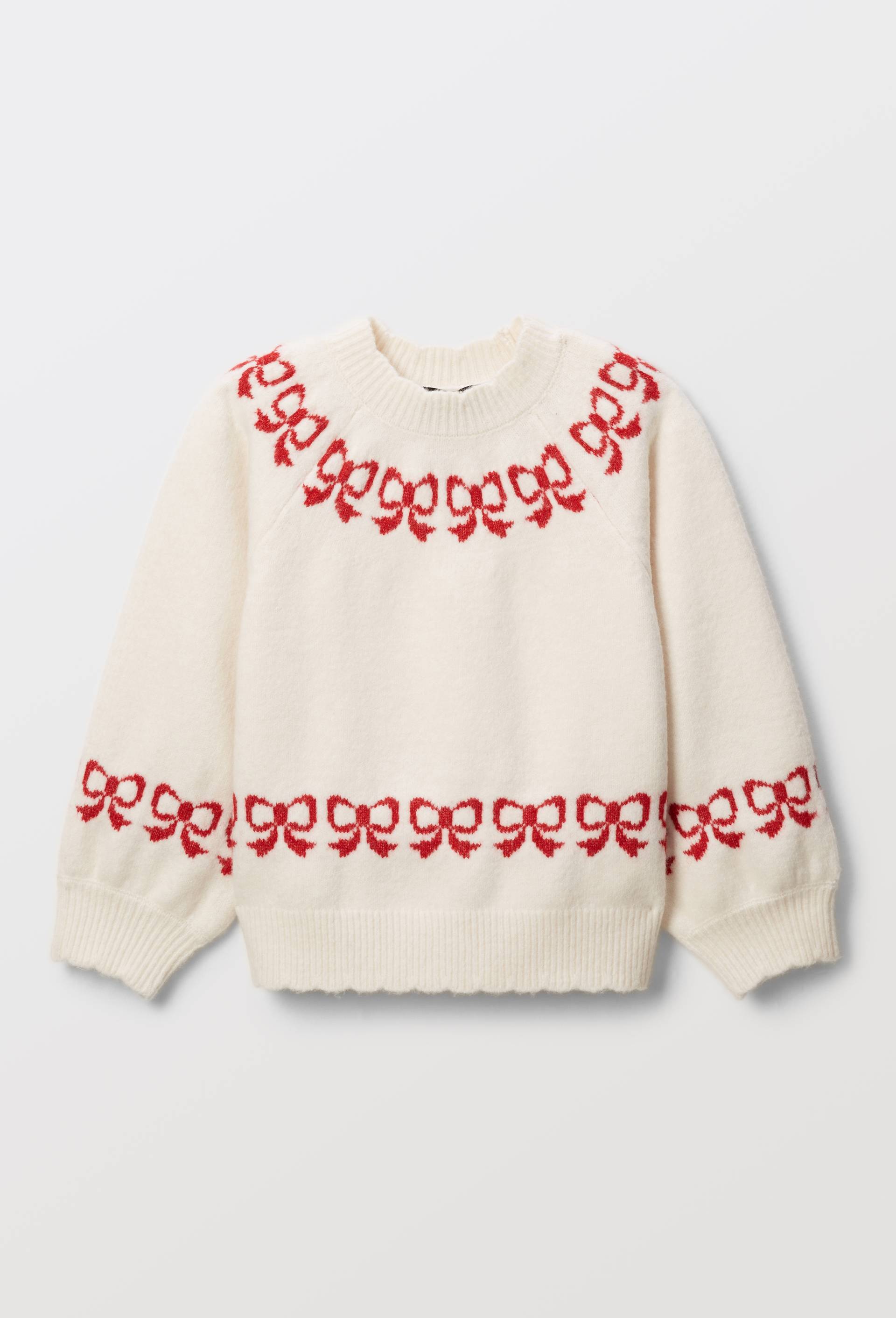 Pull jacquard, Beige clair, large image number 0