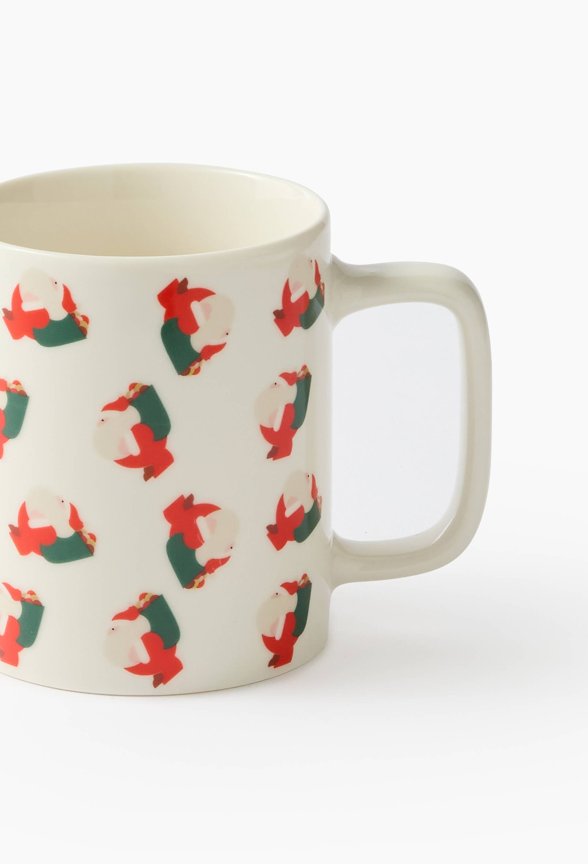 Mug finition imprim&eacute;e, 32cl, Rouge, large image number 1