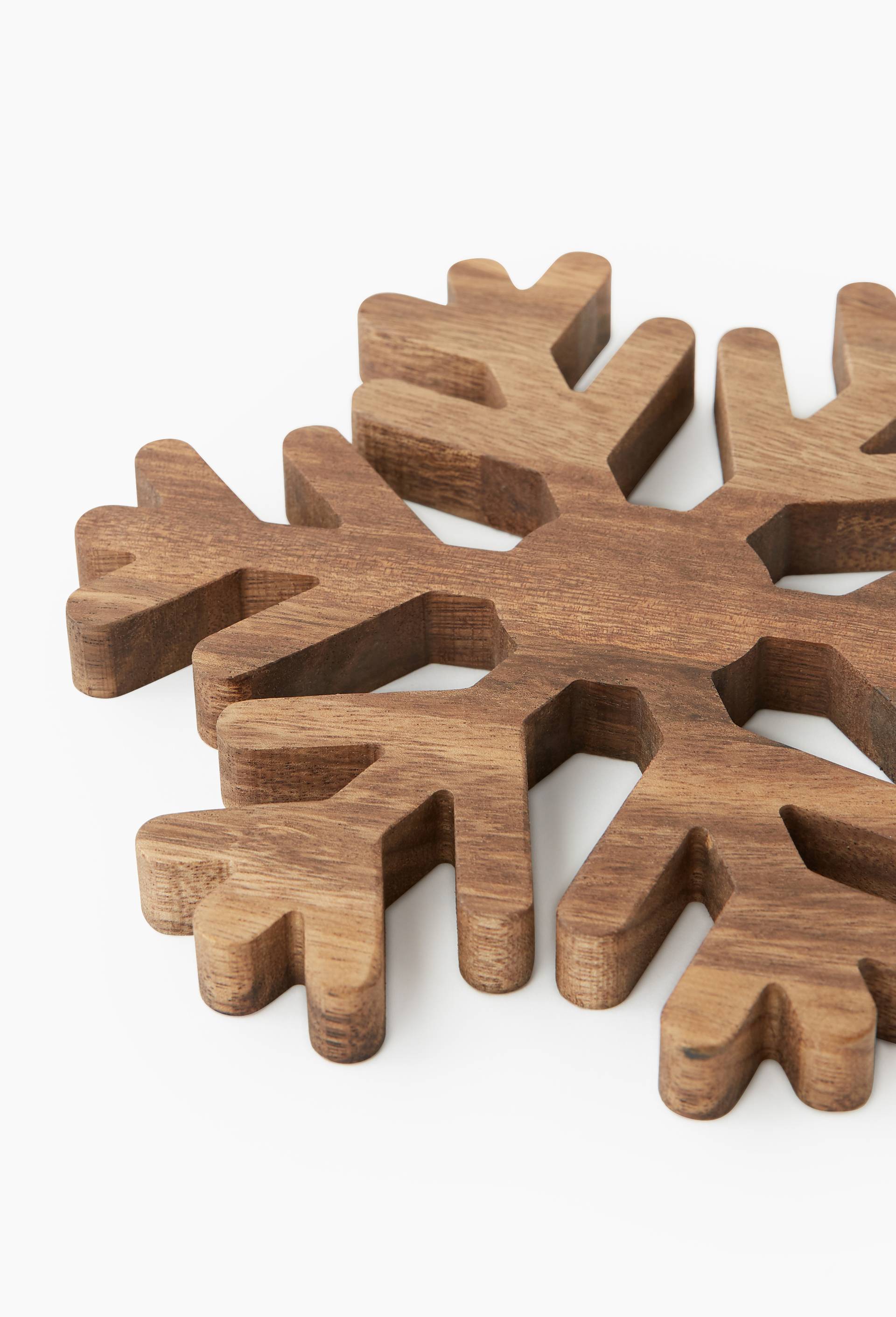 Dessous de plat, 18cm, en bois d'acacia, Beige clair, large image number 1.0