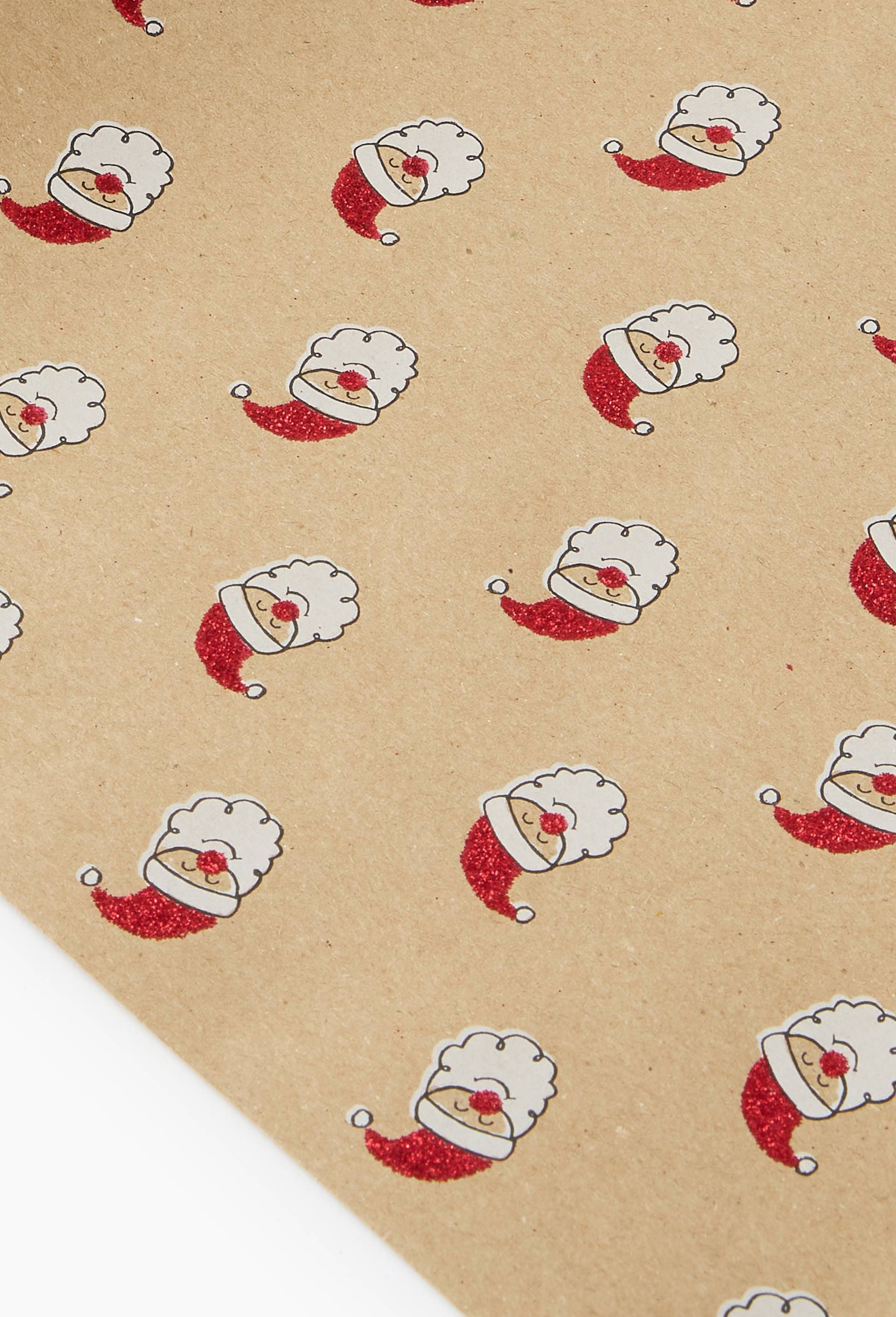 Papier cadeau, 2m, Brun, large image number 1.0