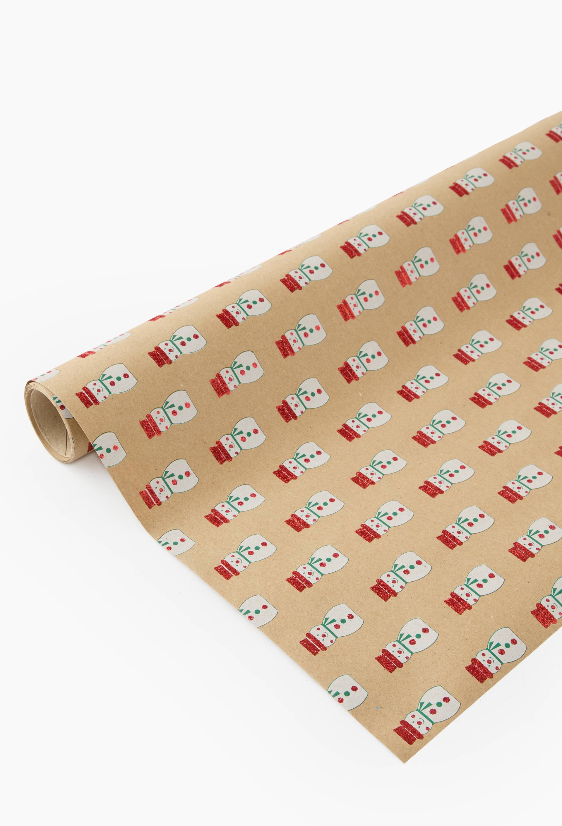 Papier cadeau, 2m, Brun, large image number 0.0