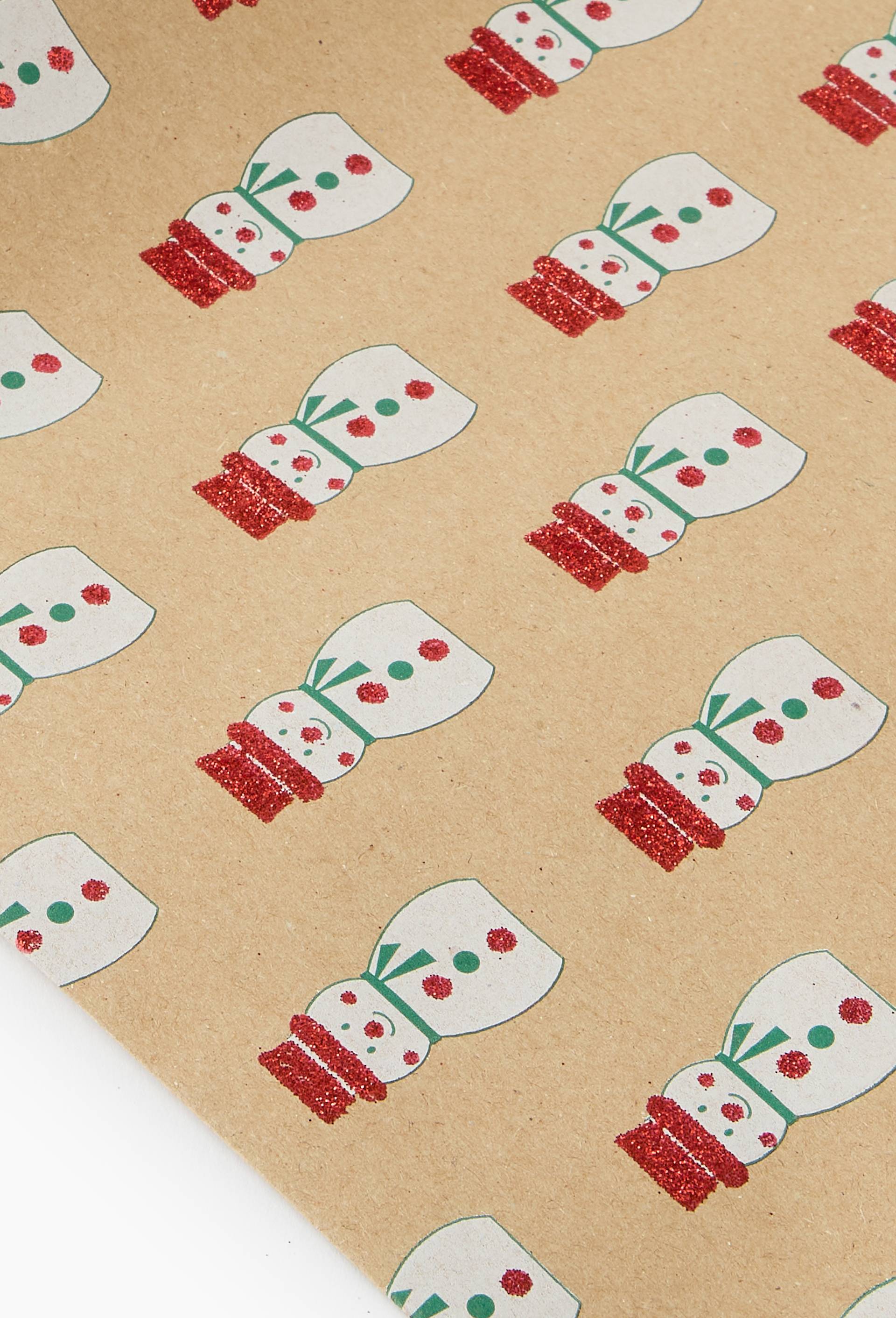 Papier cadeau, 2m, Brun, large image number 1.0