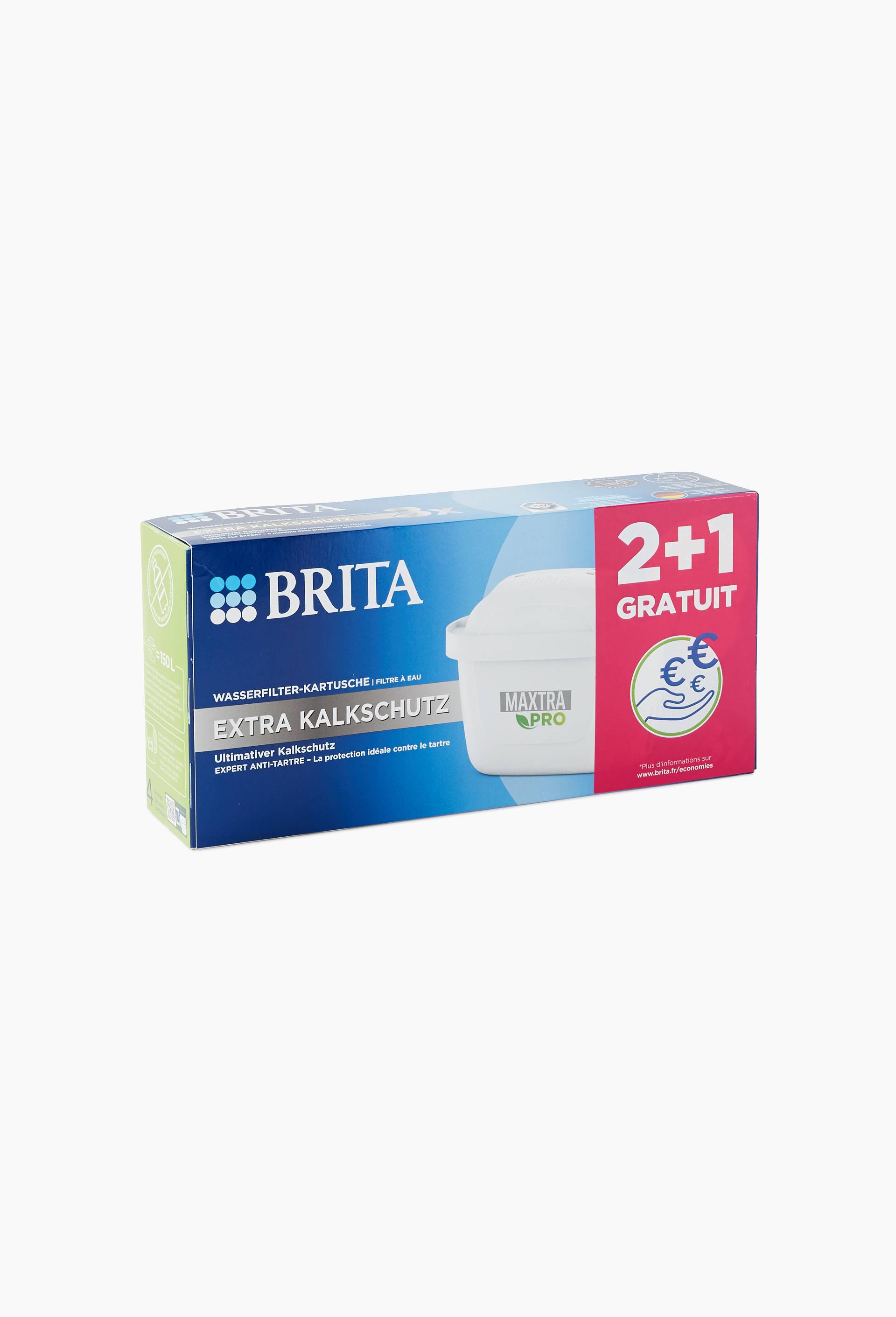 2+1 cartouches filtrantes, gamme Maxtra pro expert anti-tartre, Blanc, large image number 1.0