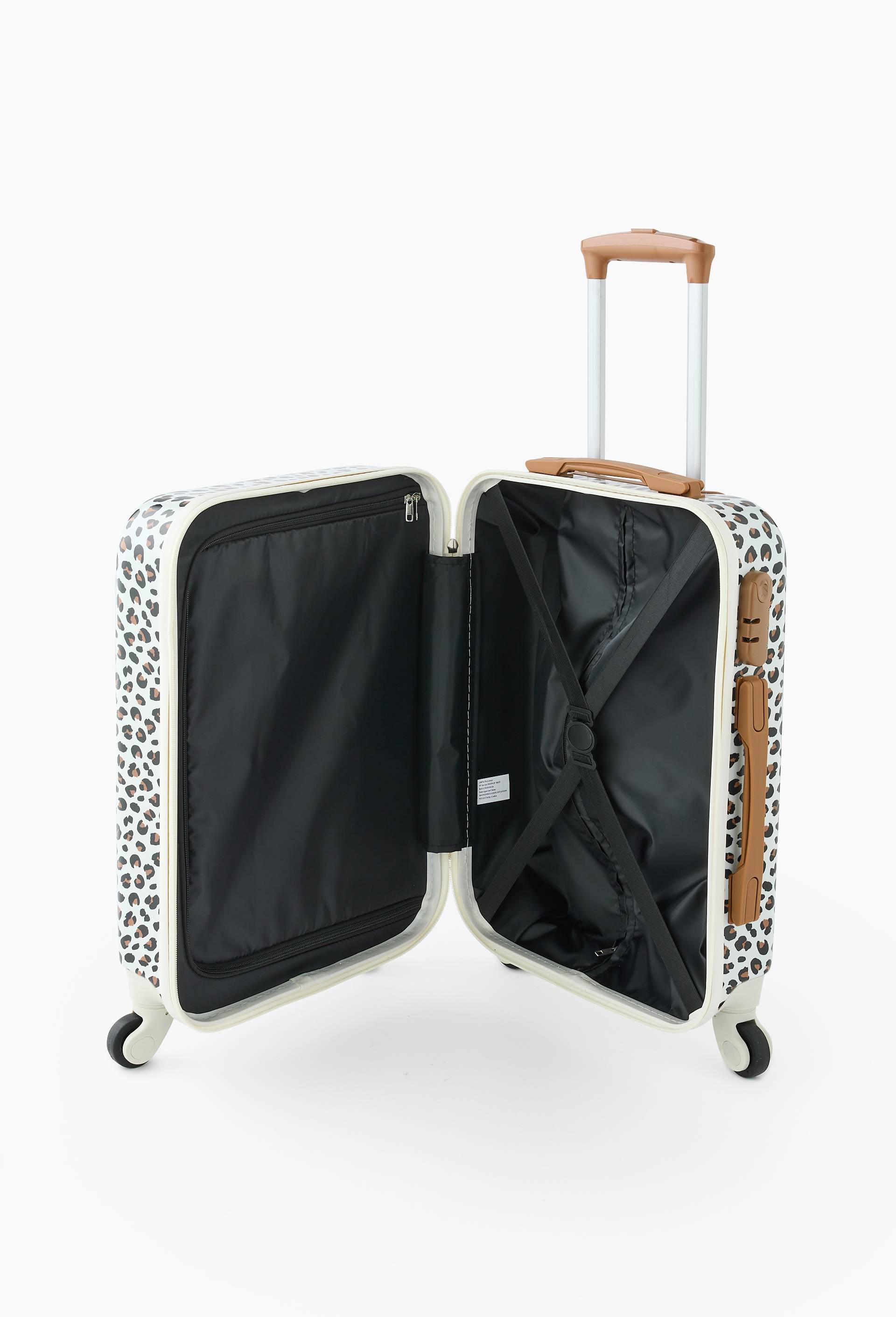 Valise cabine, 55cm, Ecru, large image number 1.0