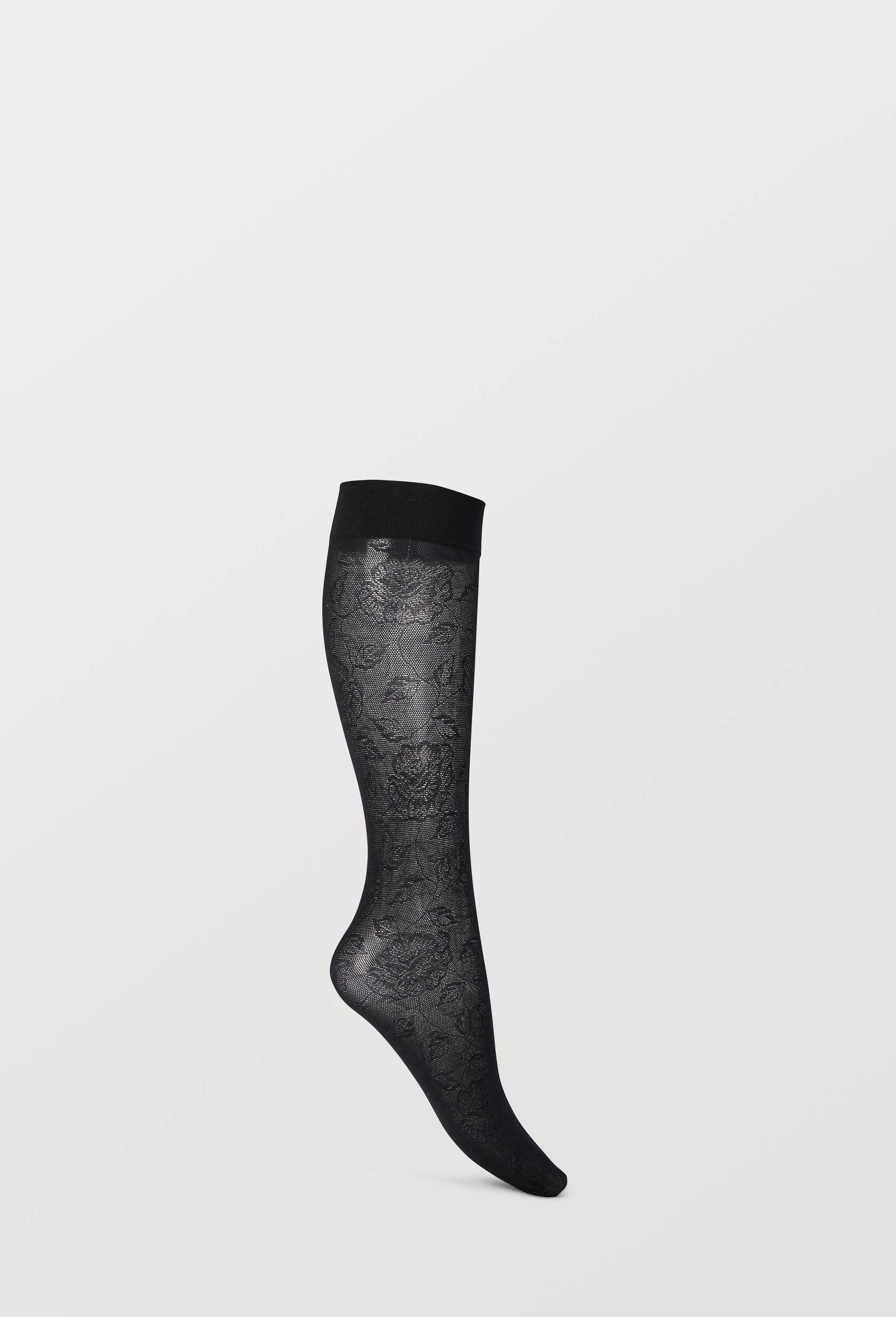 Paire de mi-bas opaque MUST, Noir, large image number 0.0