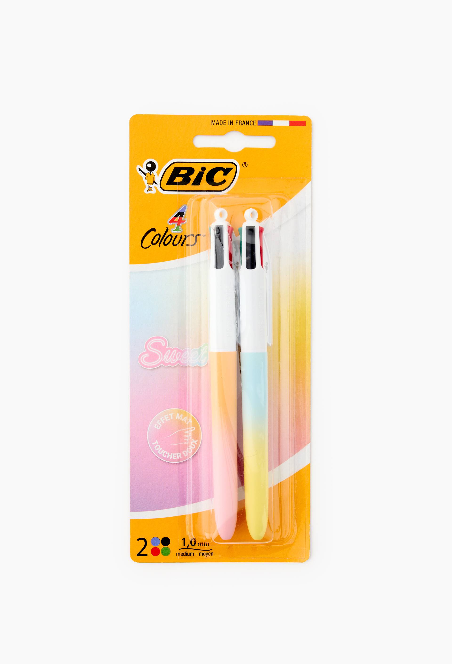 Stylo bille 4 couleurs, Multicolore, large image number 1