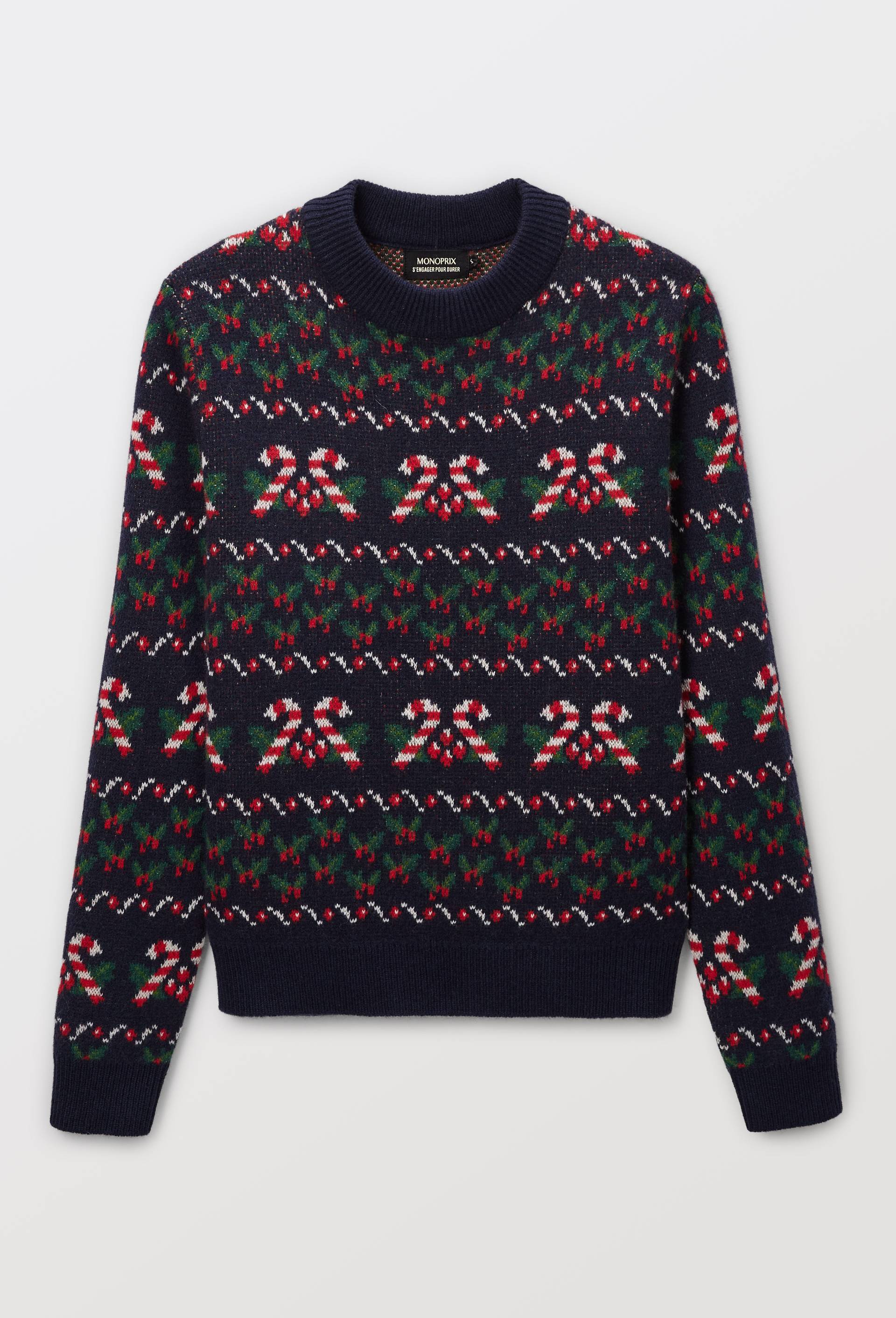 Pull 100% Laine Vierge Monoprix - Taille S - Bleu - Neuf Avec étiquettes (valeur 60€)