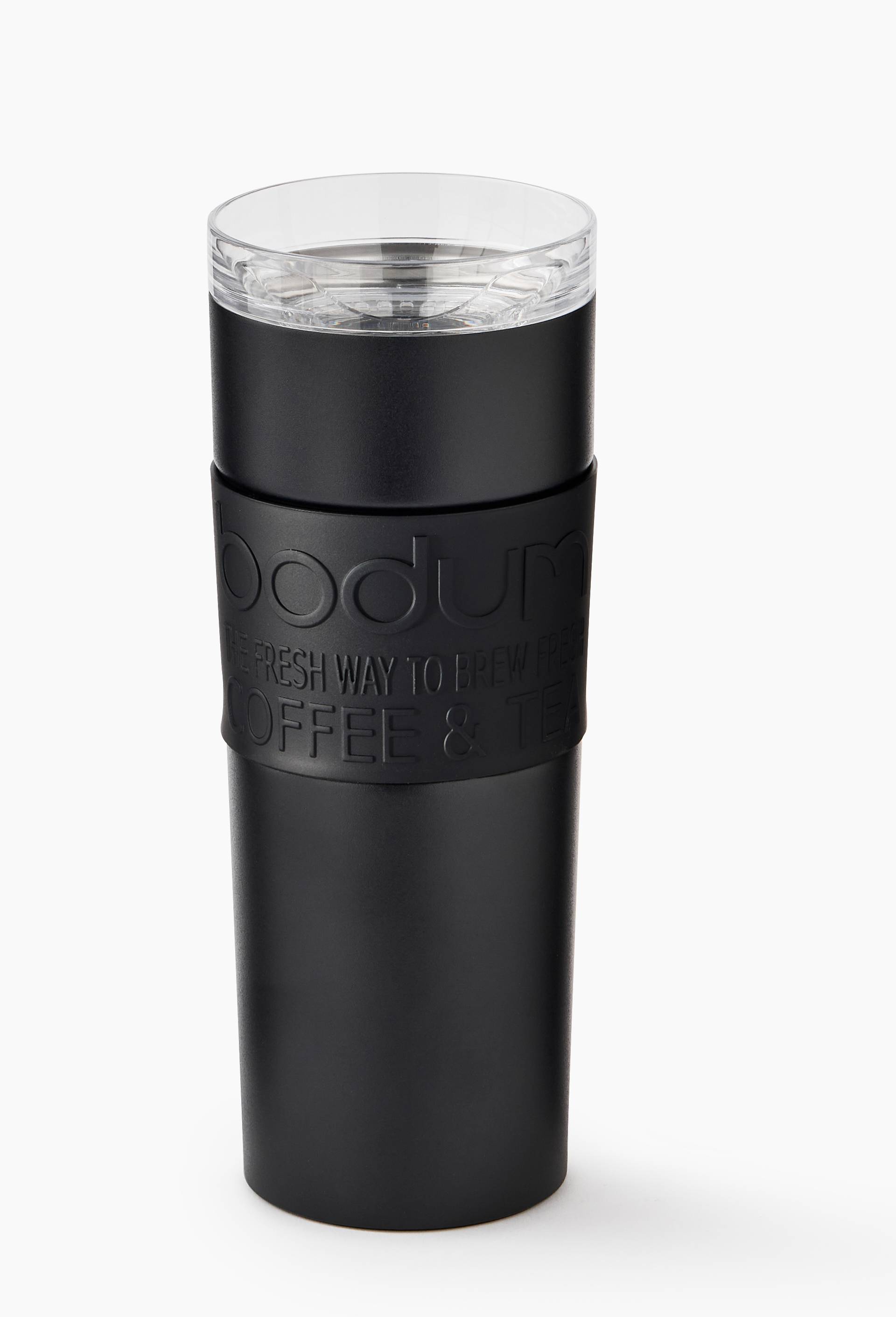 Mug de voyage, 35cl, Noir, large image number 0
