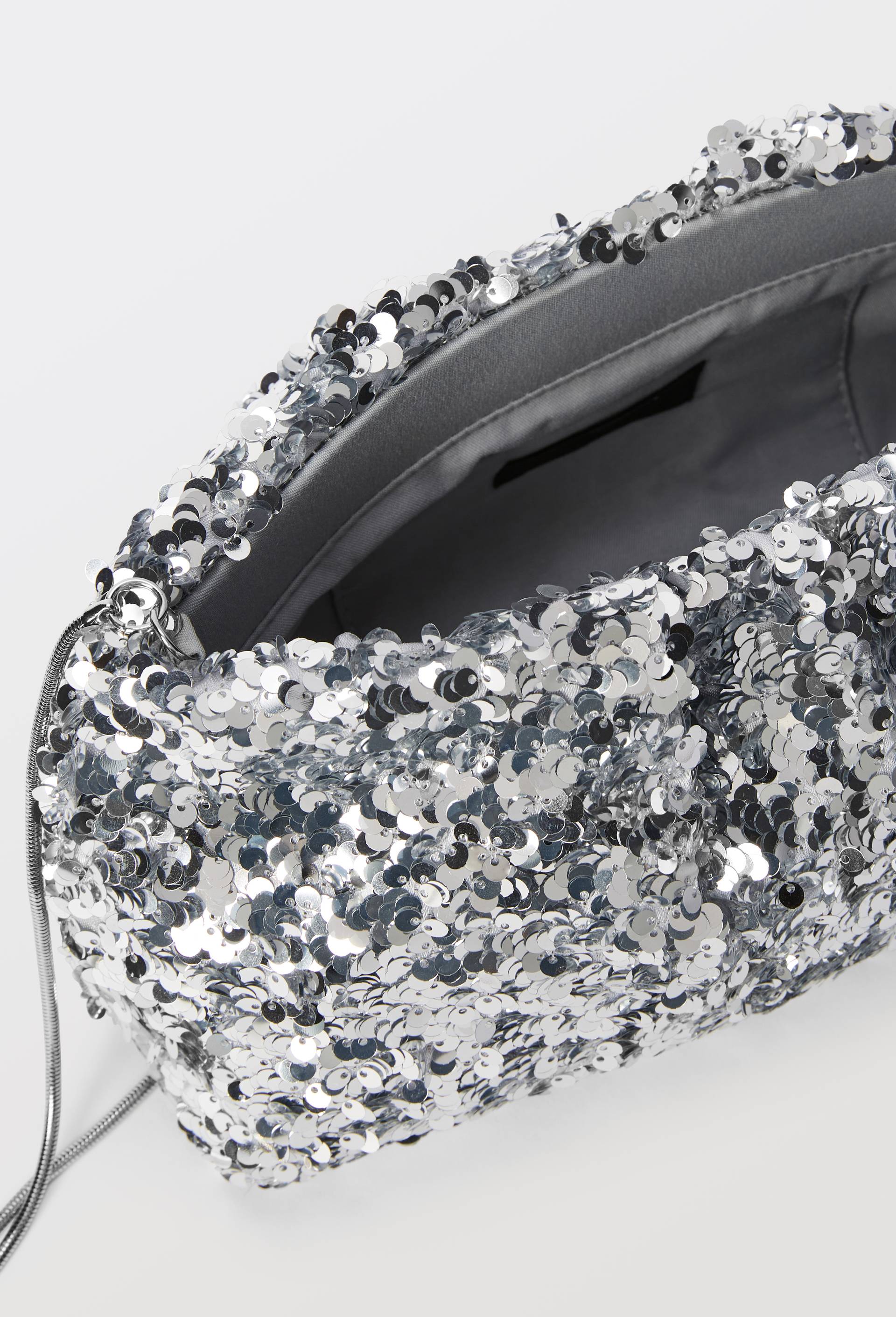 Pochette &agrave; sequins, Argent, large image number 3