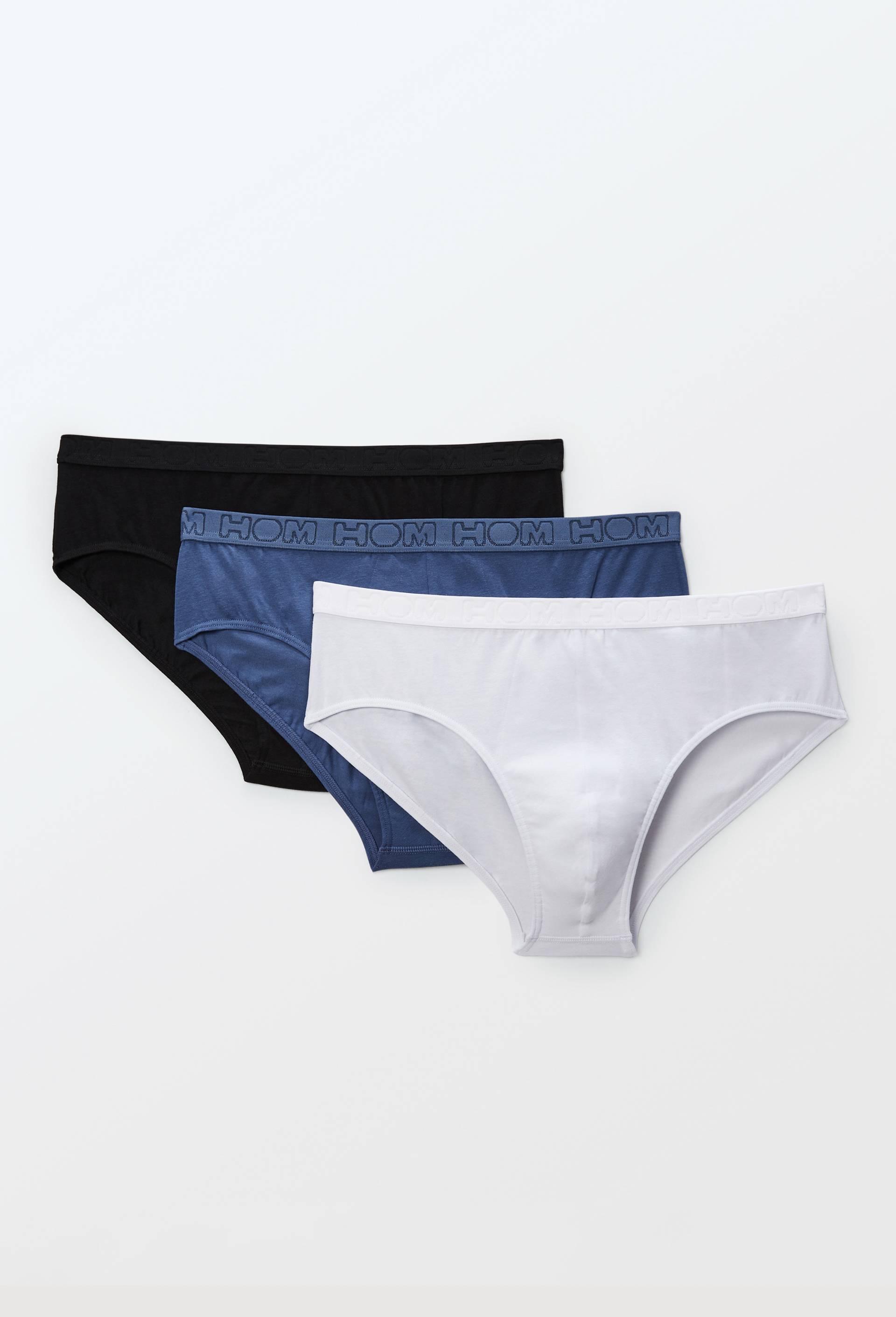 Lot de 3 slips HOM, Bleu fonc&eacute;, large image number 0