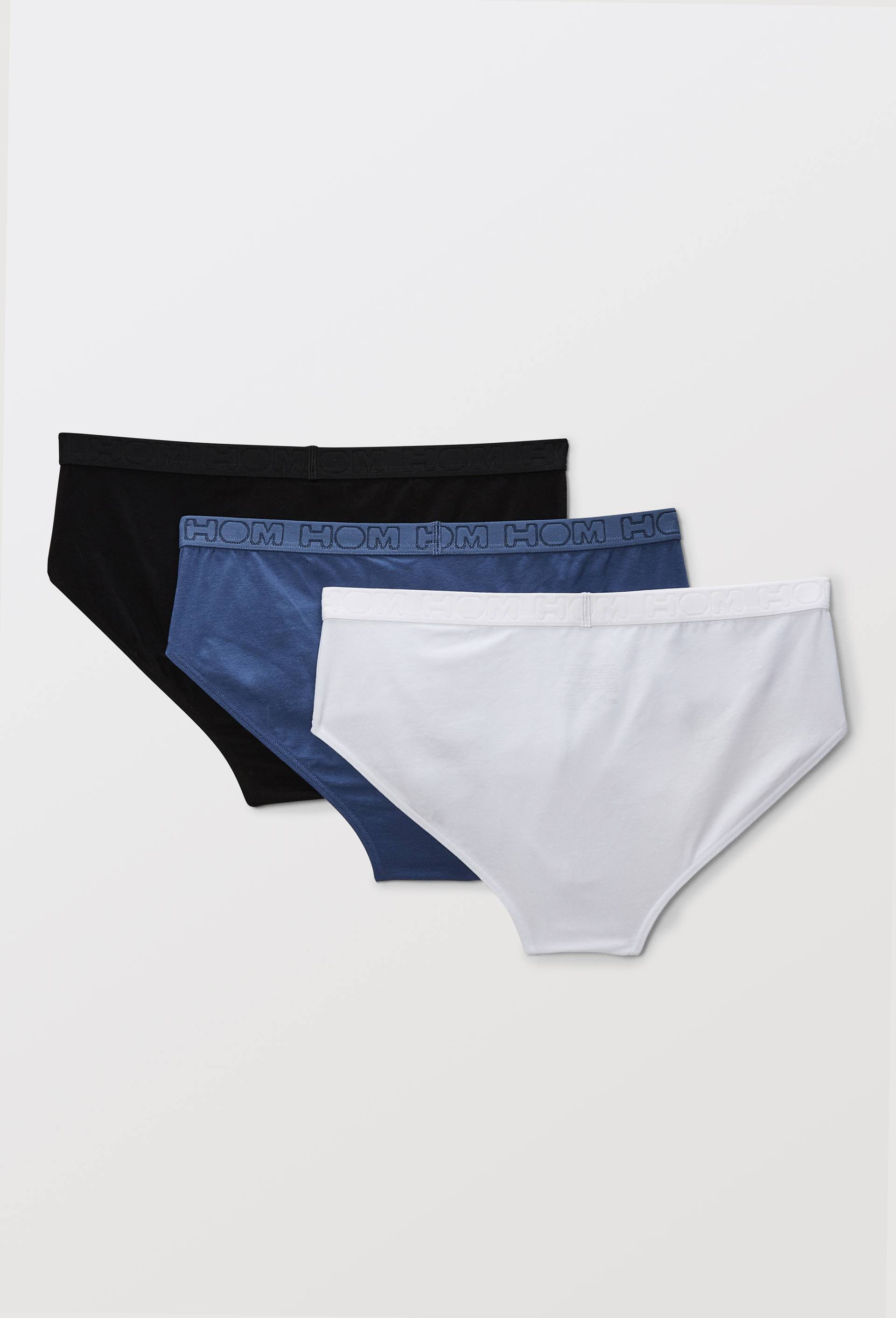Lot de 3 slips HOM, Bleu fonc&eacute;, large image number 1
