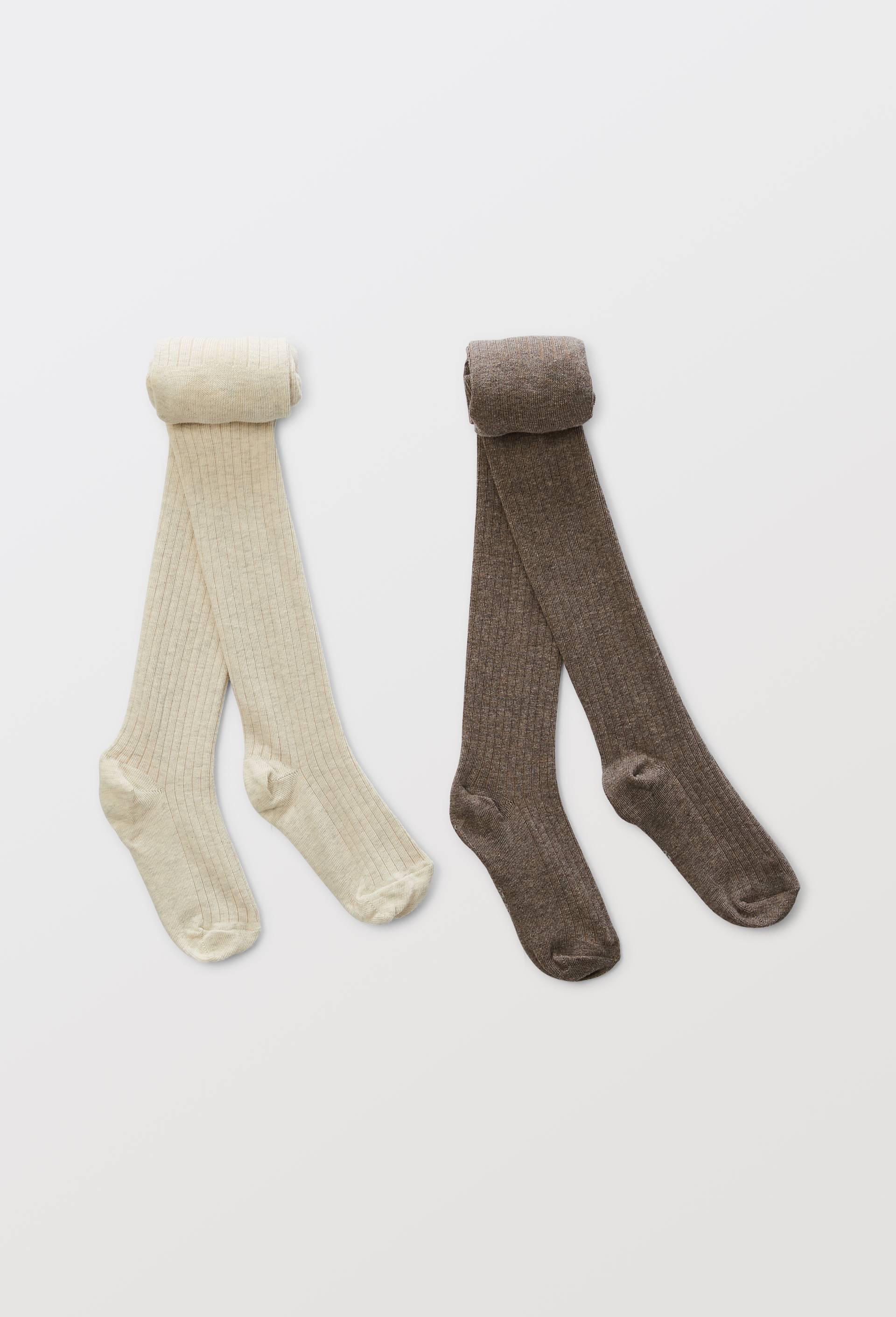 Lot de 2 collants c&ocirc;tel&eacute;s, Beige, large image number 0.0
