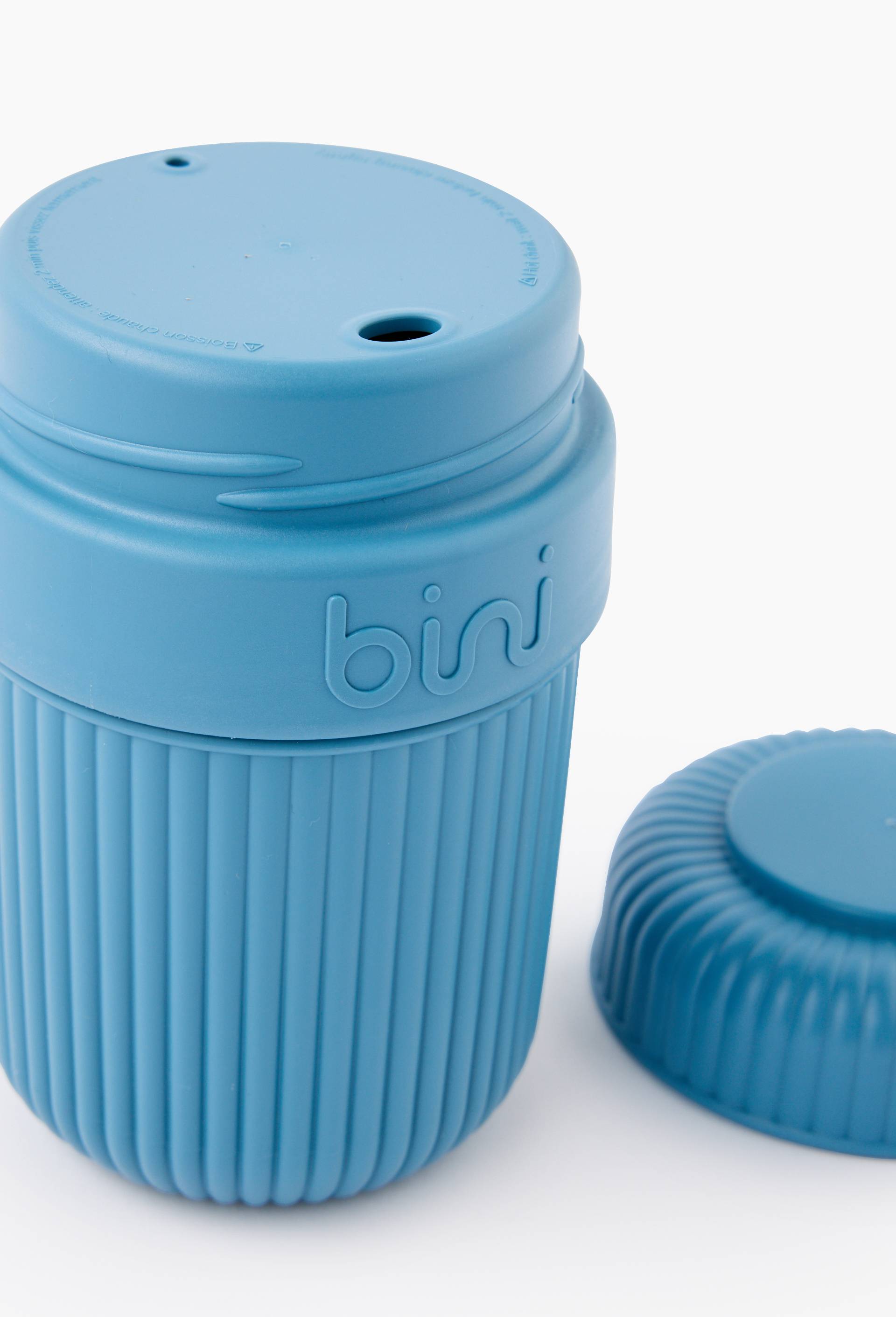 Mug de voyage r&eacute;utilisable, 350ml, Bleu, large image number 1
