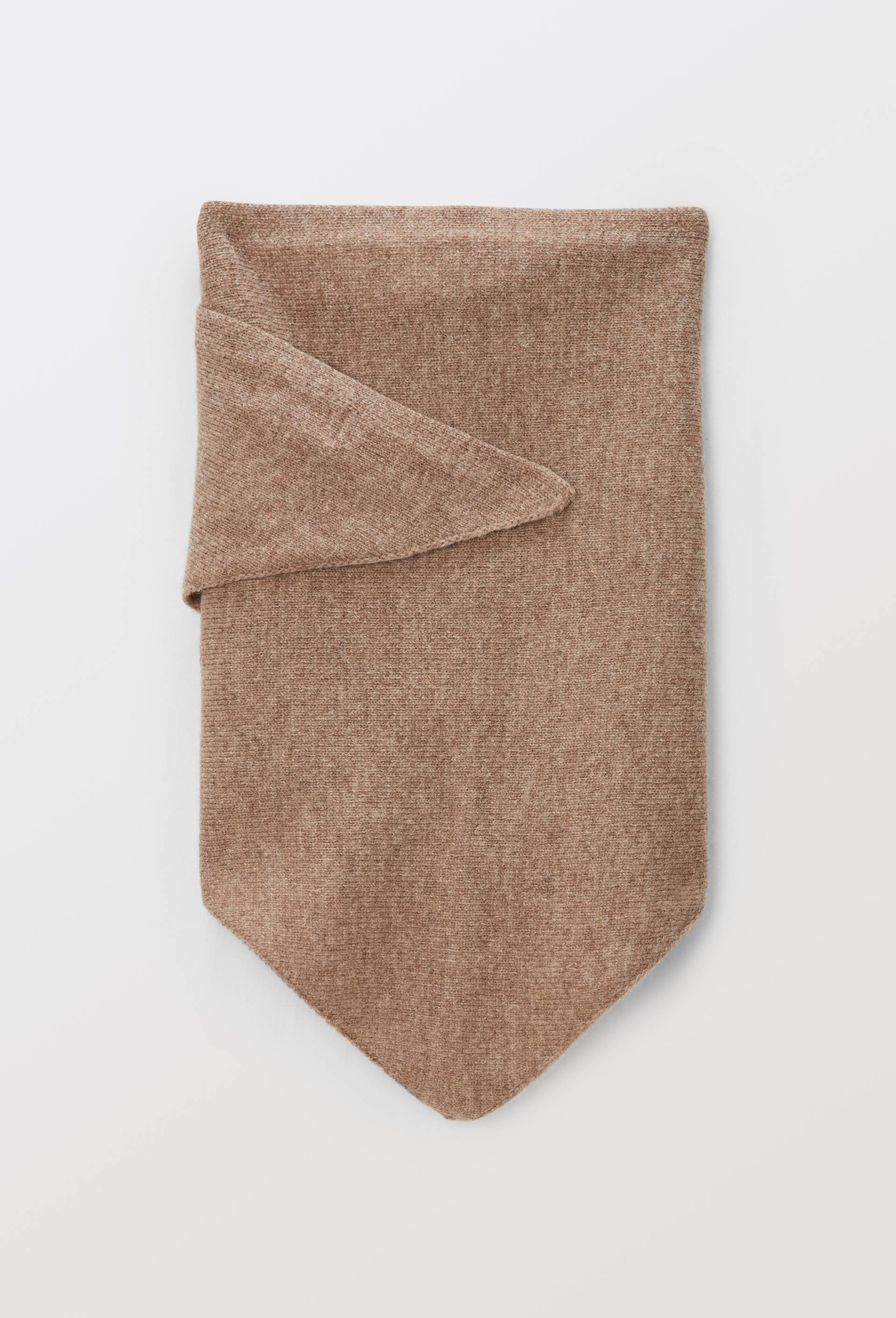 Echarpe triangle en laine, Beige fonc&eacute;, large image number 0.0
