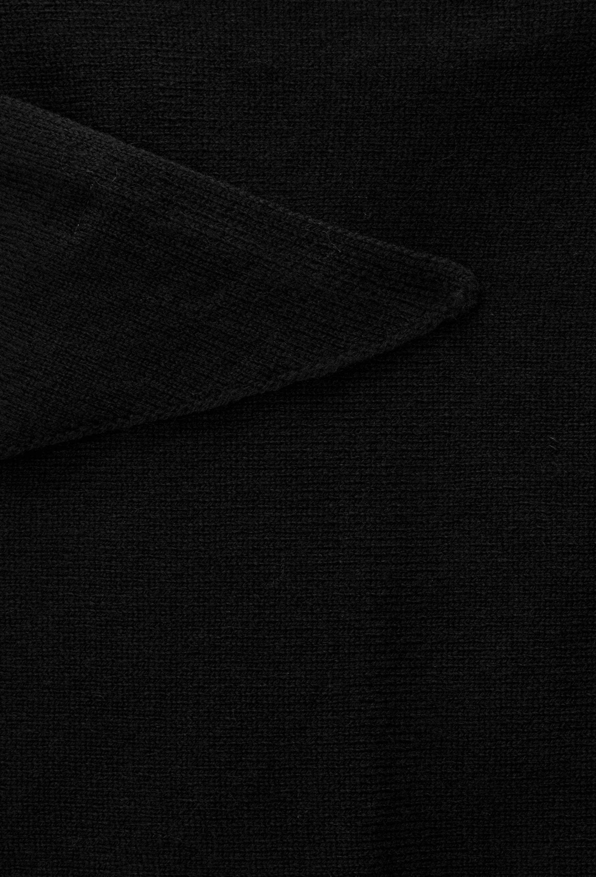 Echarpe triangle en laine, Noir, large image number 1
