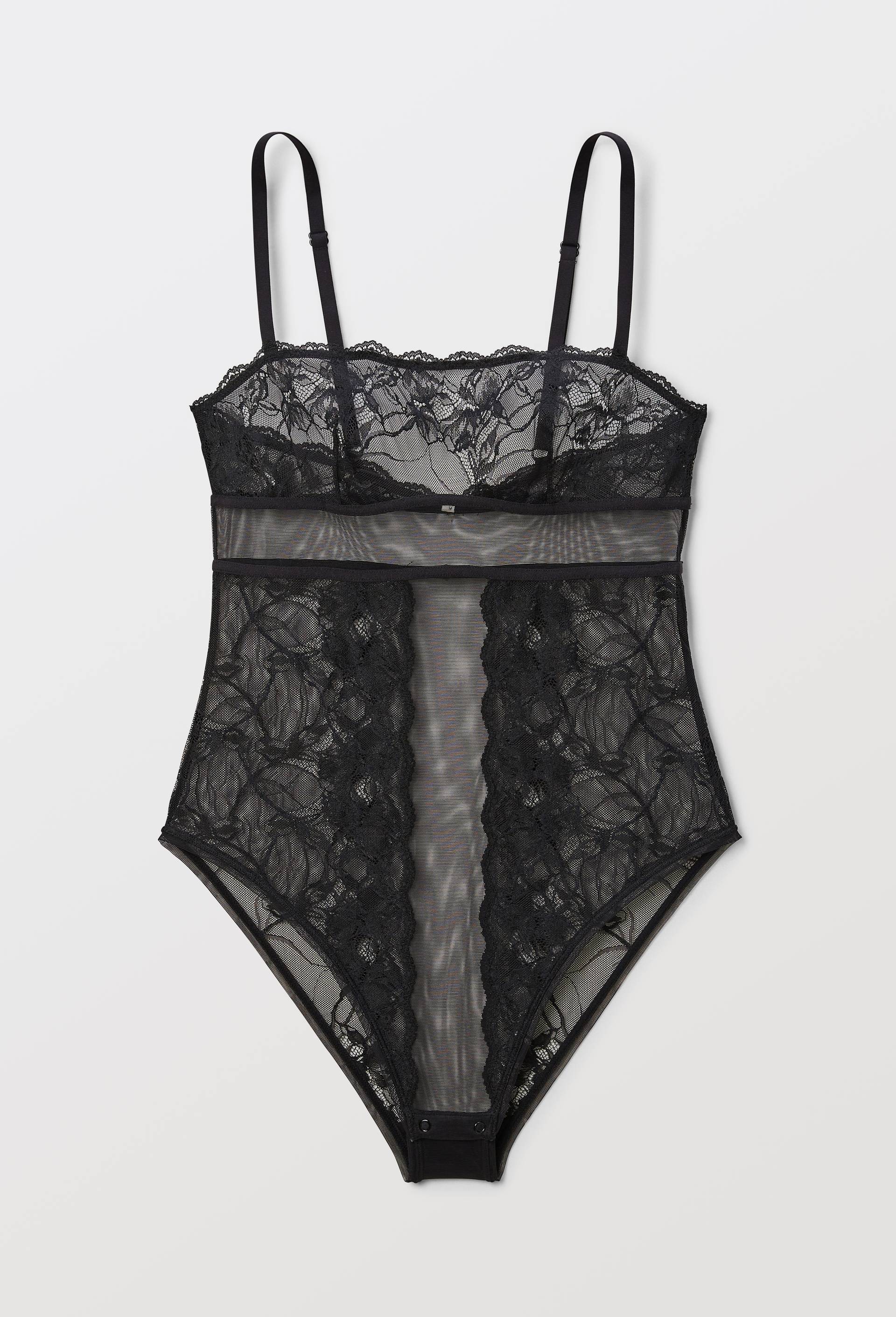 Body ELLA en dentelle, Noir, large image number 3