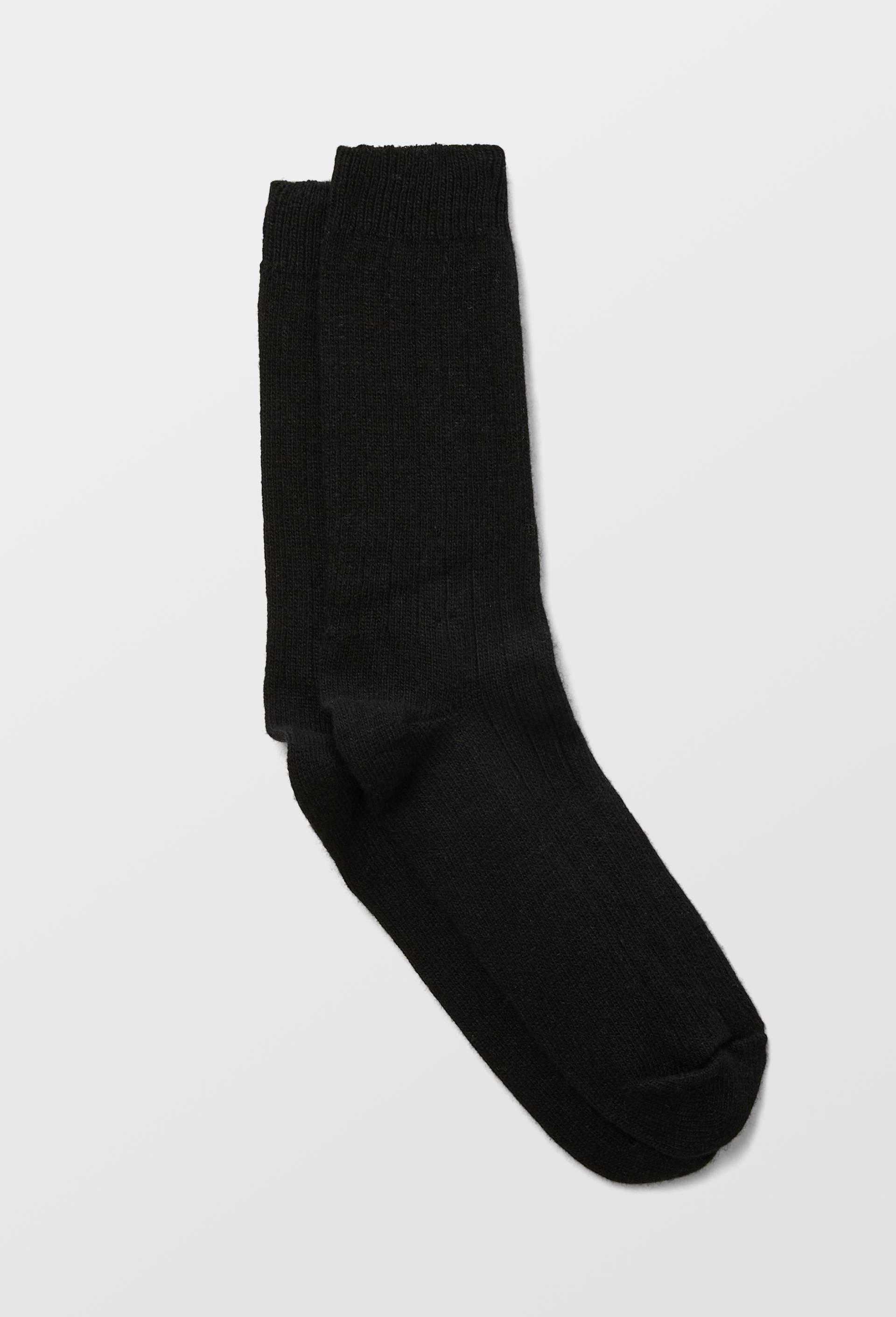 Paire de chaussette contenant du cachemire, Noir, large image number 0.0