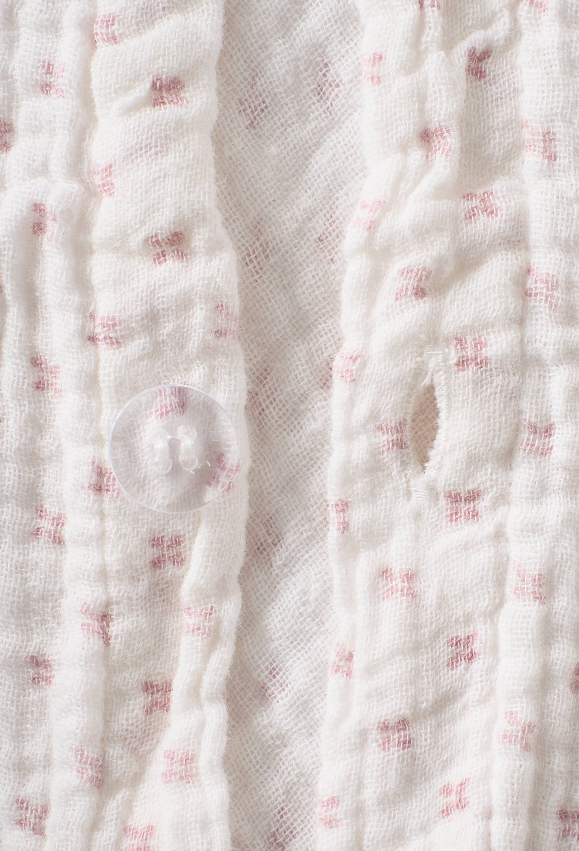 Housse de couette en gaze de coton imprim&eacute;e, 100% coton bio GOTS, Rose, large image number 3.0