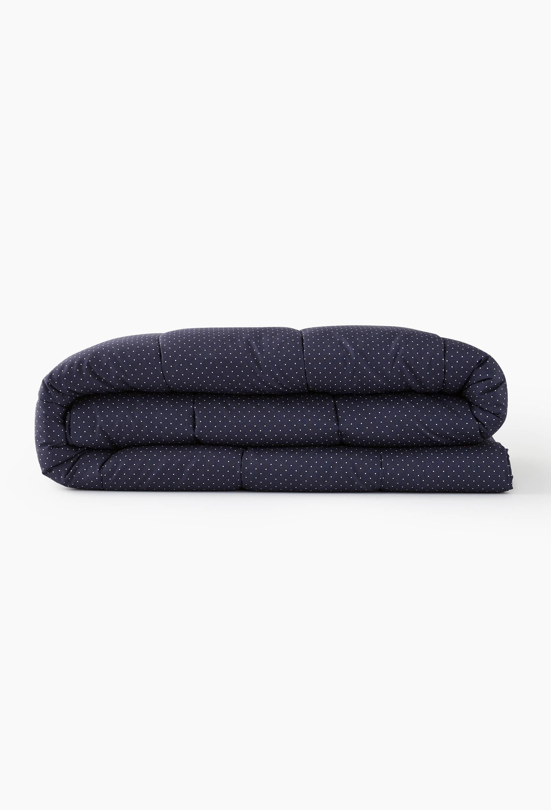 Couette microfibre 200g, enveloppe 100% polyester et garnissage 100% polyester silicon&eacute;, Bleu fonc&eacute;, large image number 0