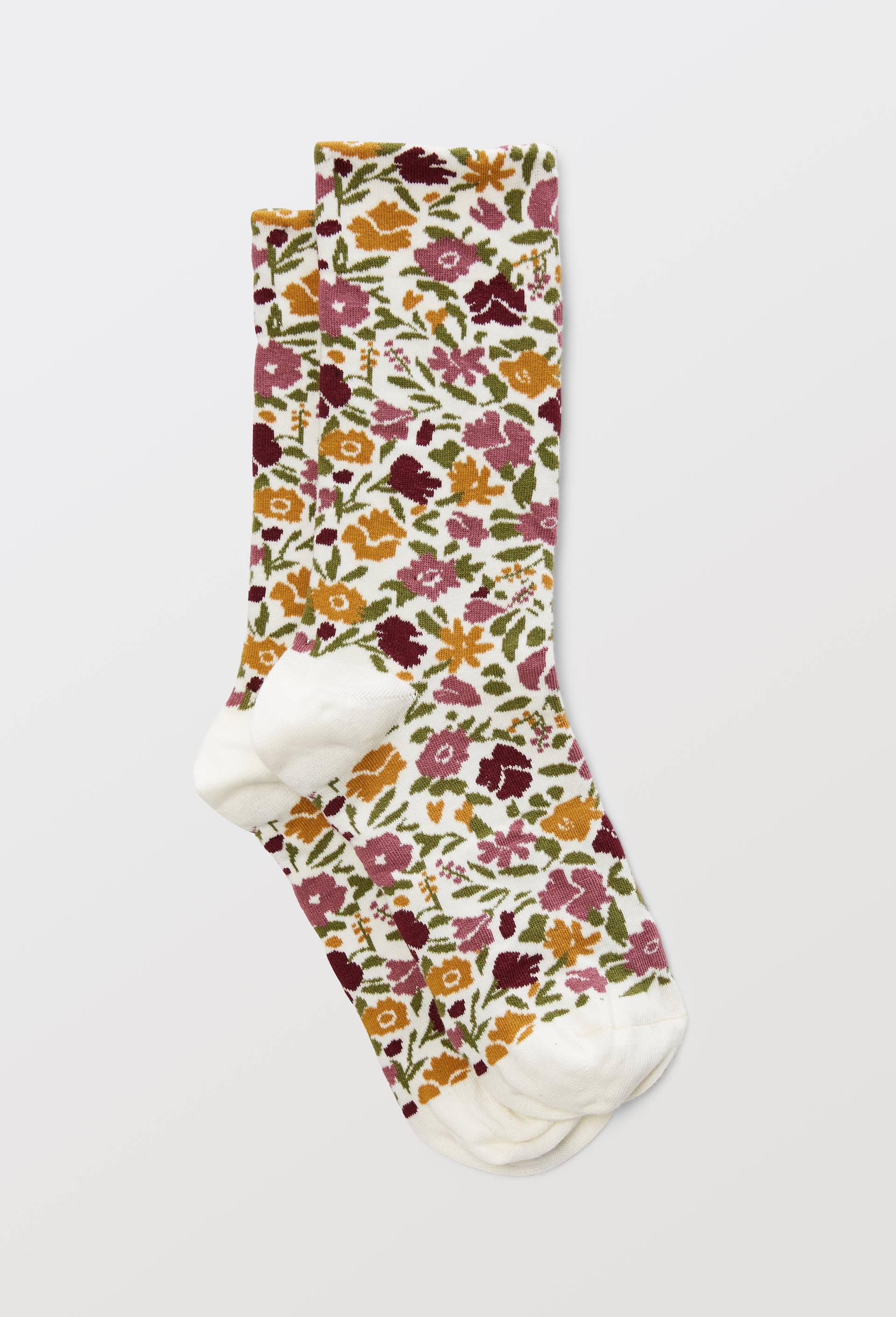 Paire de chaussettes avec motifs en coton Premium, Brun clair, large image number 0.0