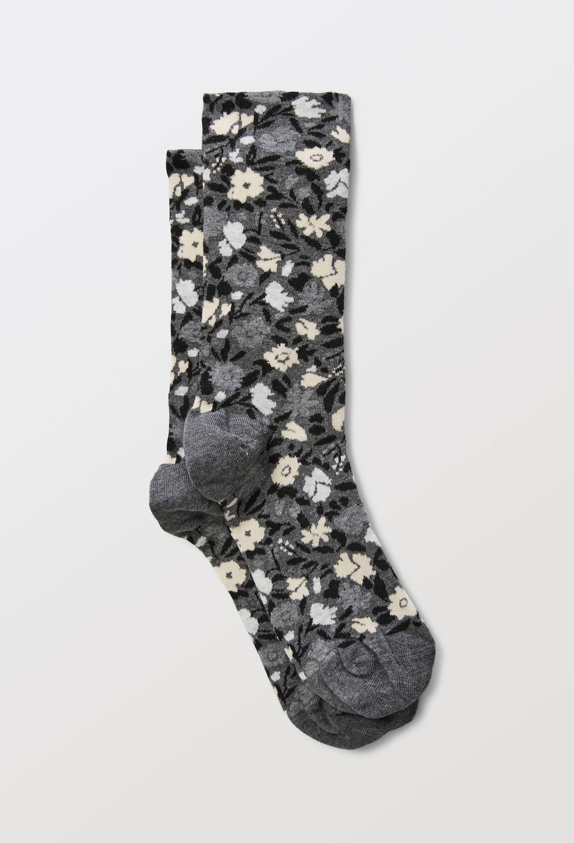 Paire de chaussettes avec motifs en coton Premium, Gris fonc&eacute;, swatch image
