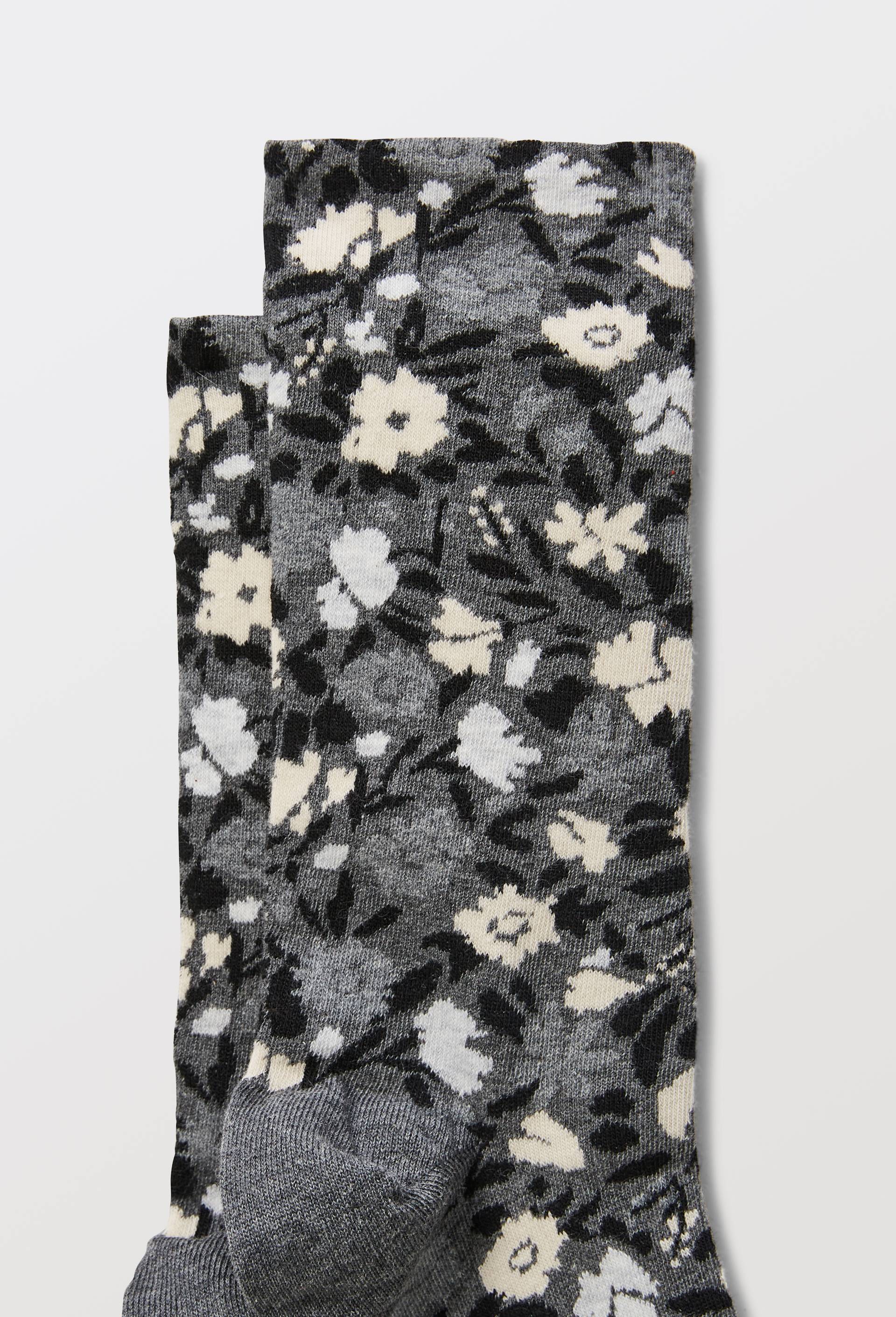 Paire de chaussettes avec motifs en coton Premium, Gris fonc&eacute;, large image number 2.0